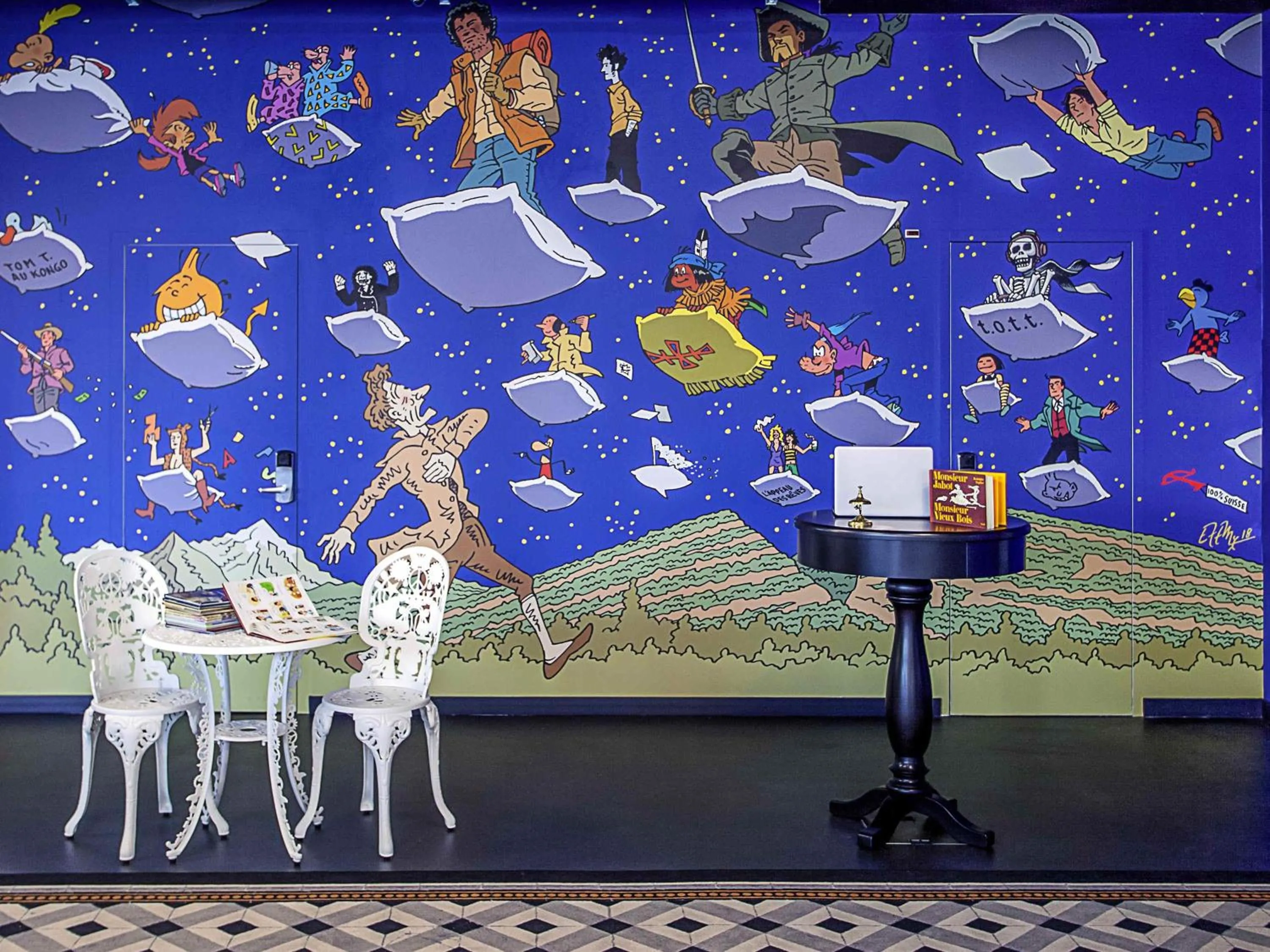 Lounge or bar in ibis Styles Genève Carouge