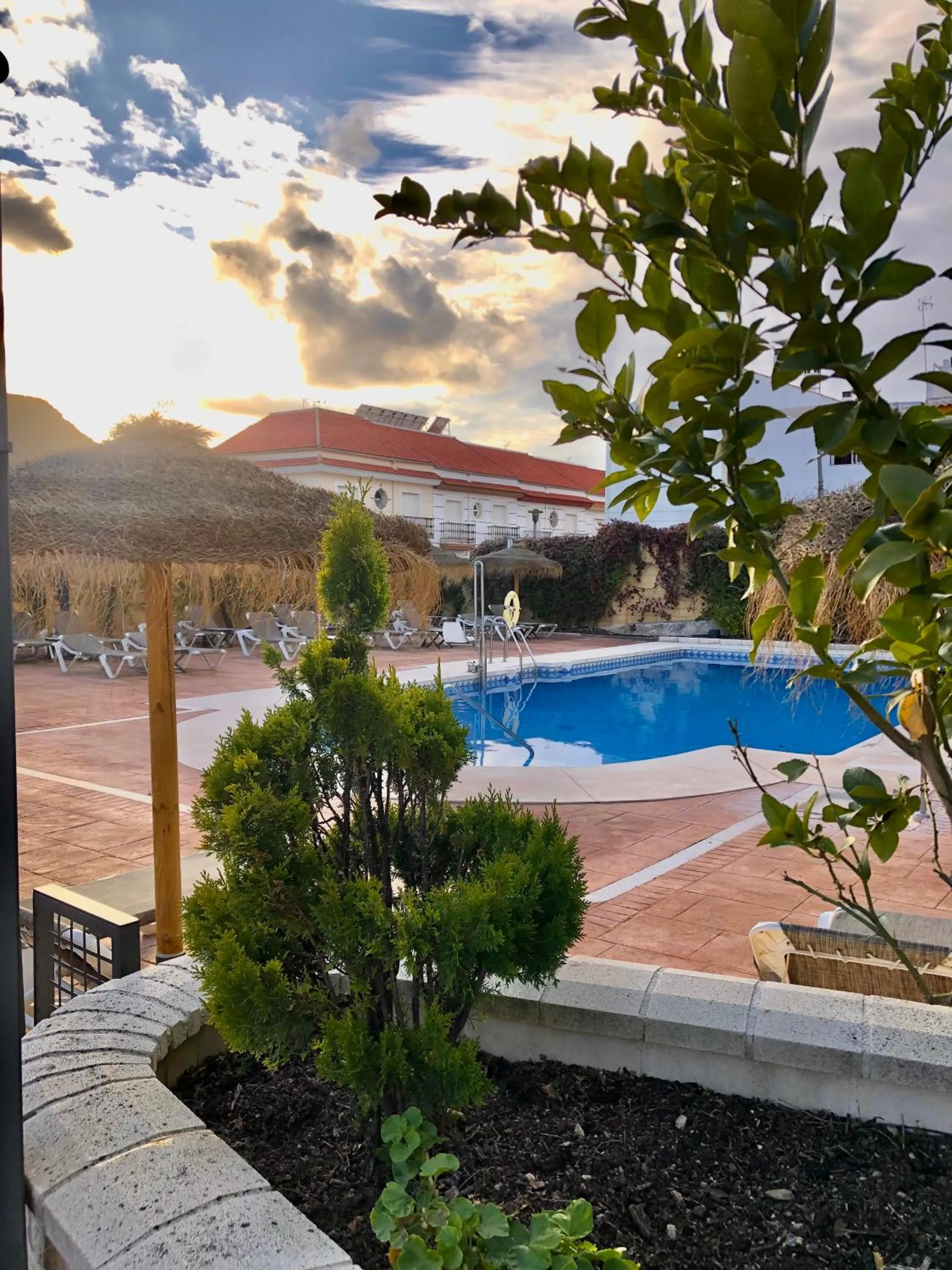 Pool view in Hotel Mencia Subbética