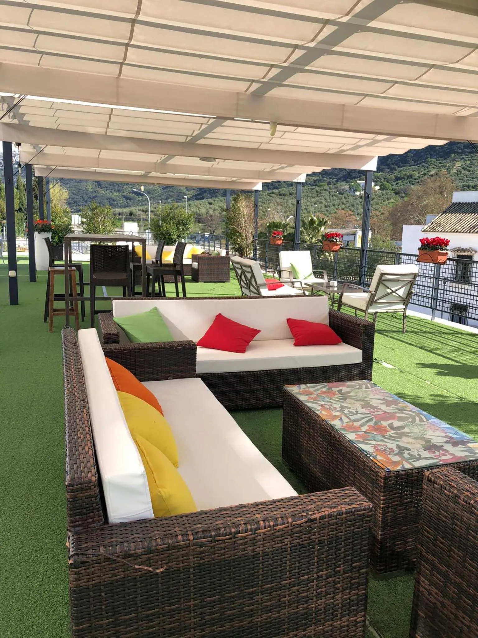 Balcony/Terrace in Hotel Mencia Subbética