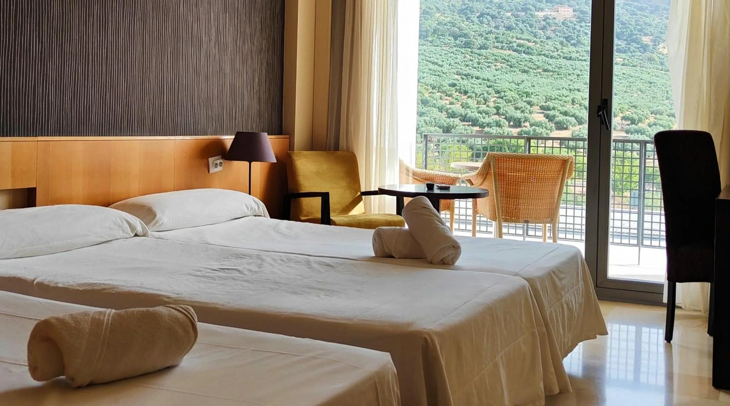 Bed in Hotel Mencia Subbética