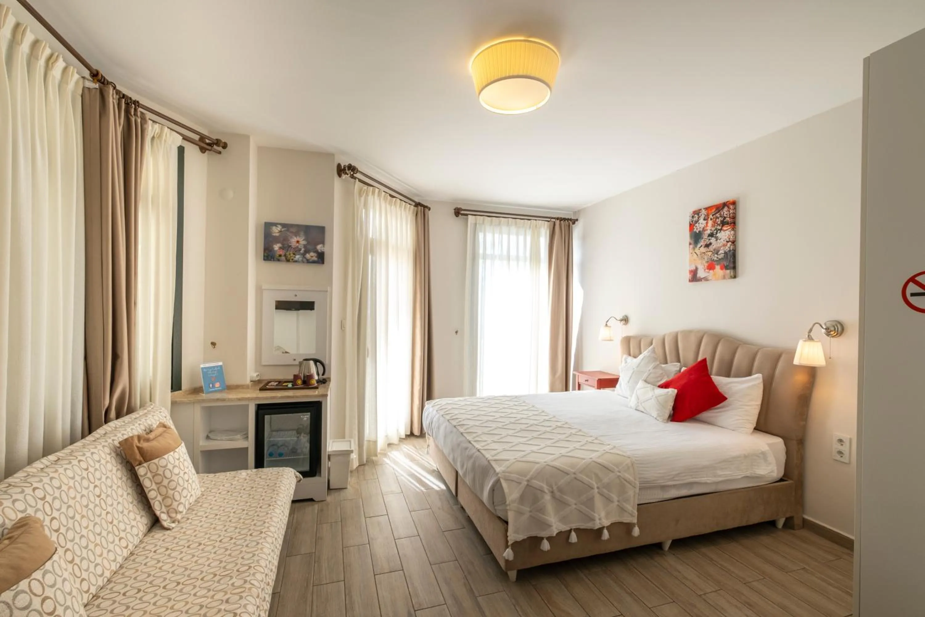 Bed in Villa Marine Hotel