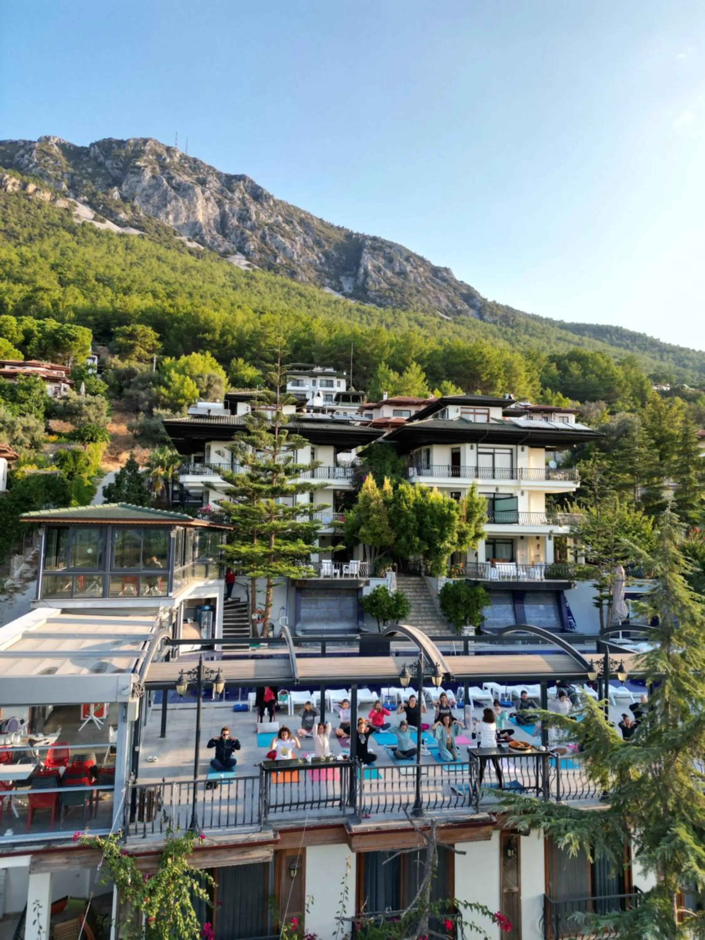 Bird's eye view in Villa Marine Hotel