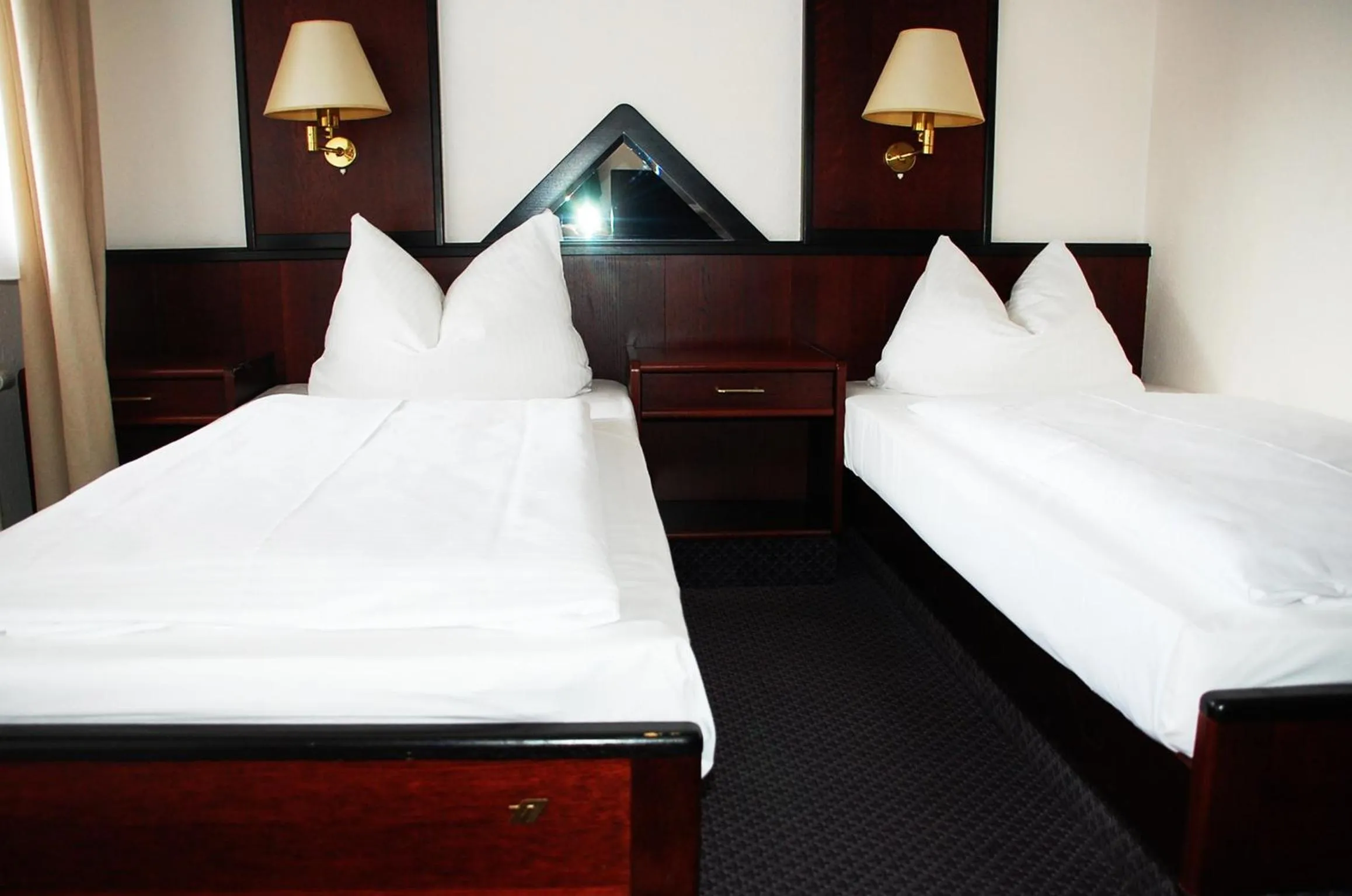 Bed in Hotel Ziegenkrug Rostocker Tor