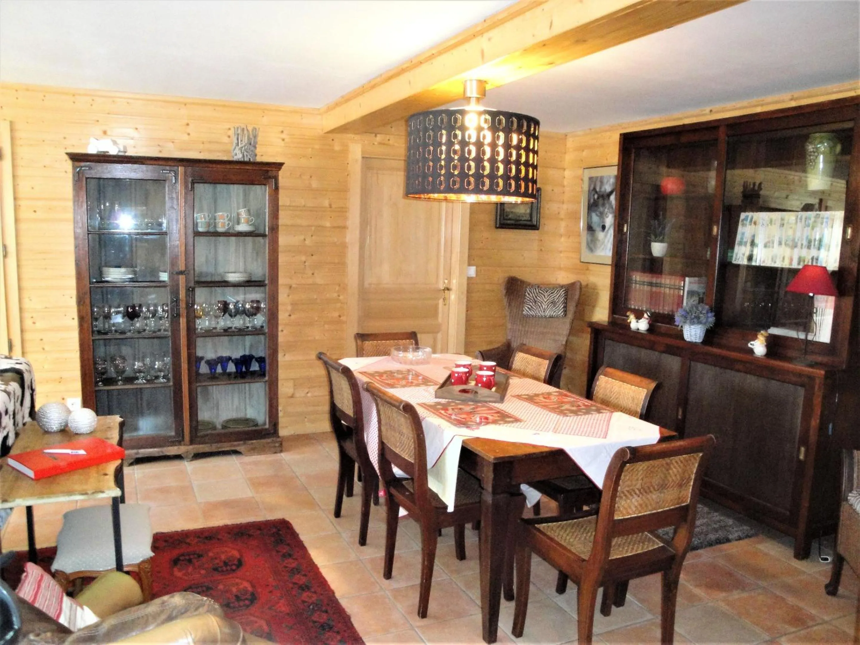 Dining area in Appartement spacieux à Xonrupt-Longemer + Sauna