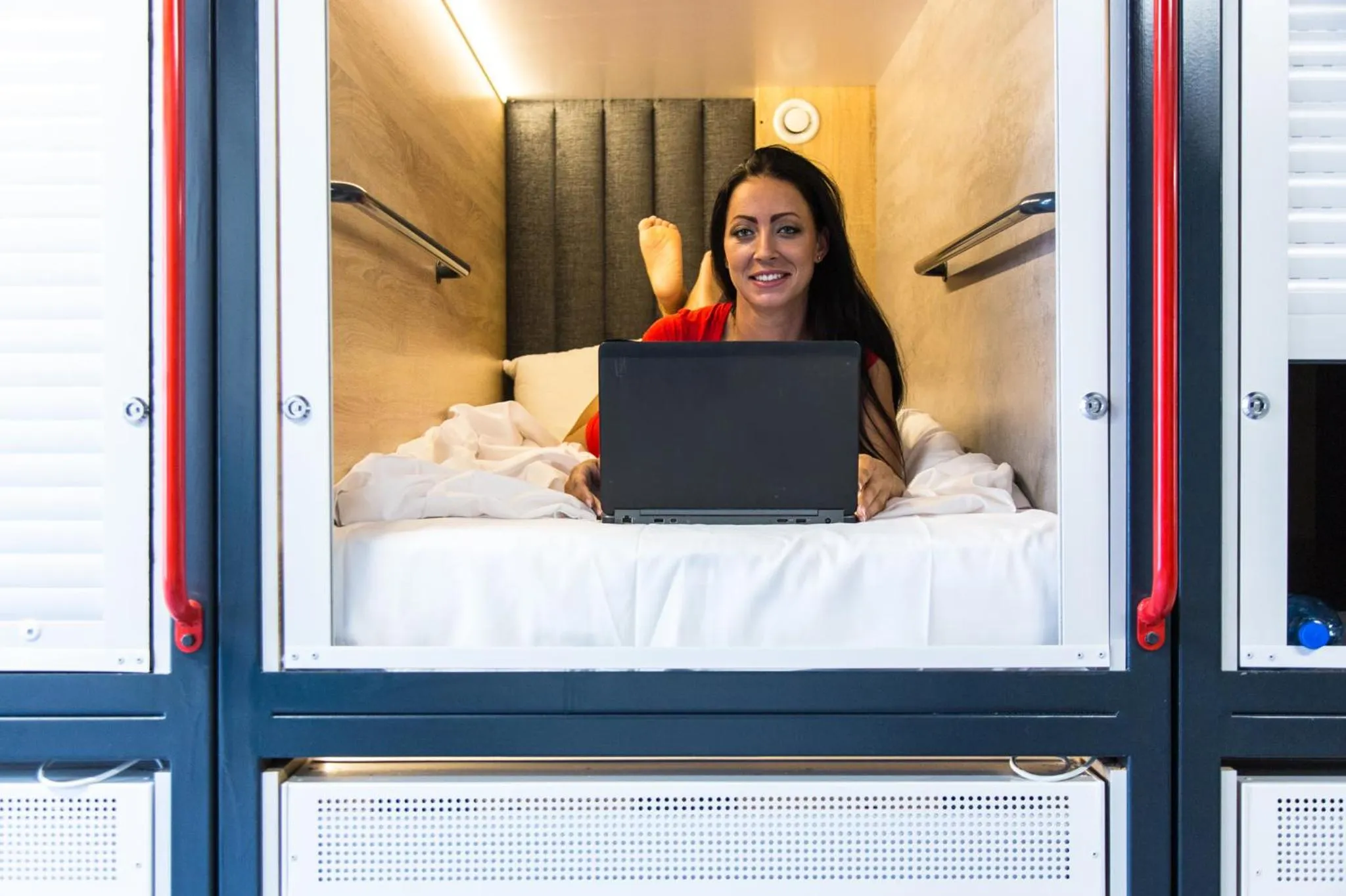 Bed in Kapsuła Hostel Warszawa