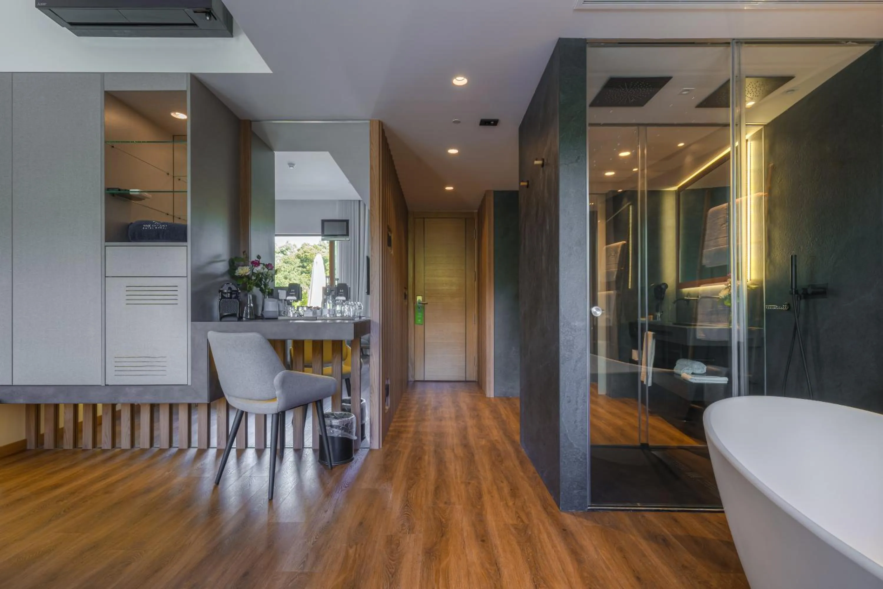 Shower in Hotel Rural Vale Do Rio