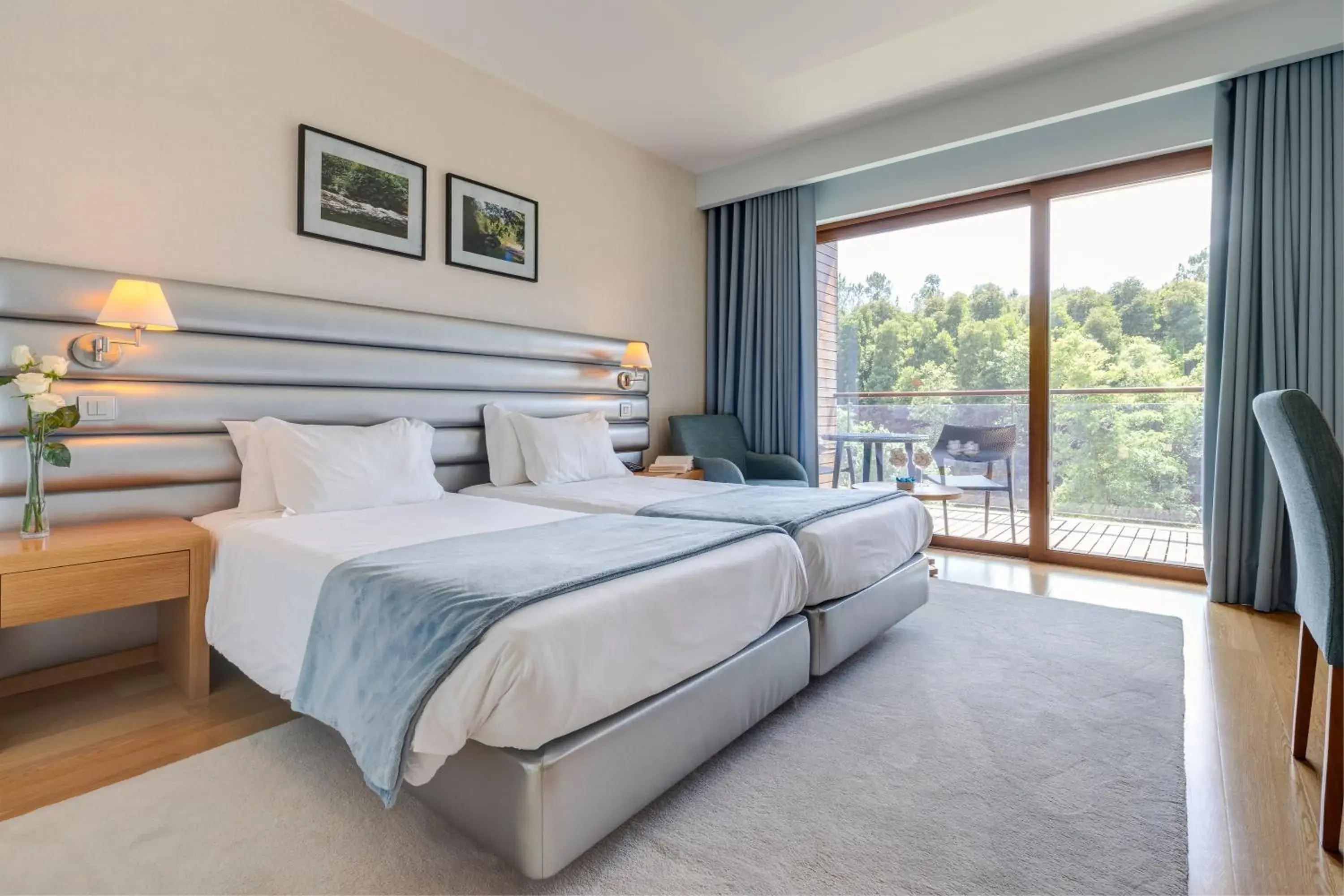 Twin Room with River View in Hotel Rural Vale Do Rio Twin Room with River View in Hotel Rural Vale Do Rio