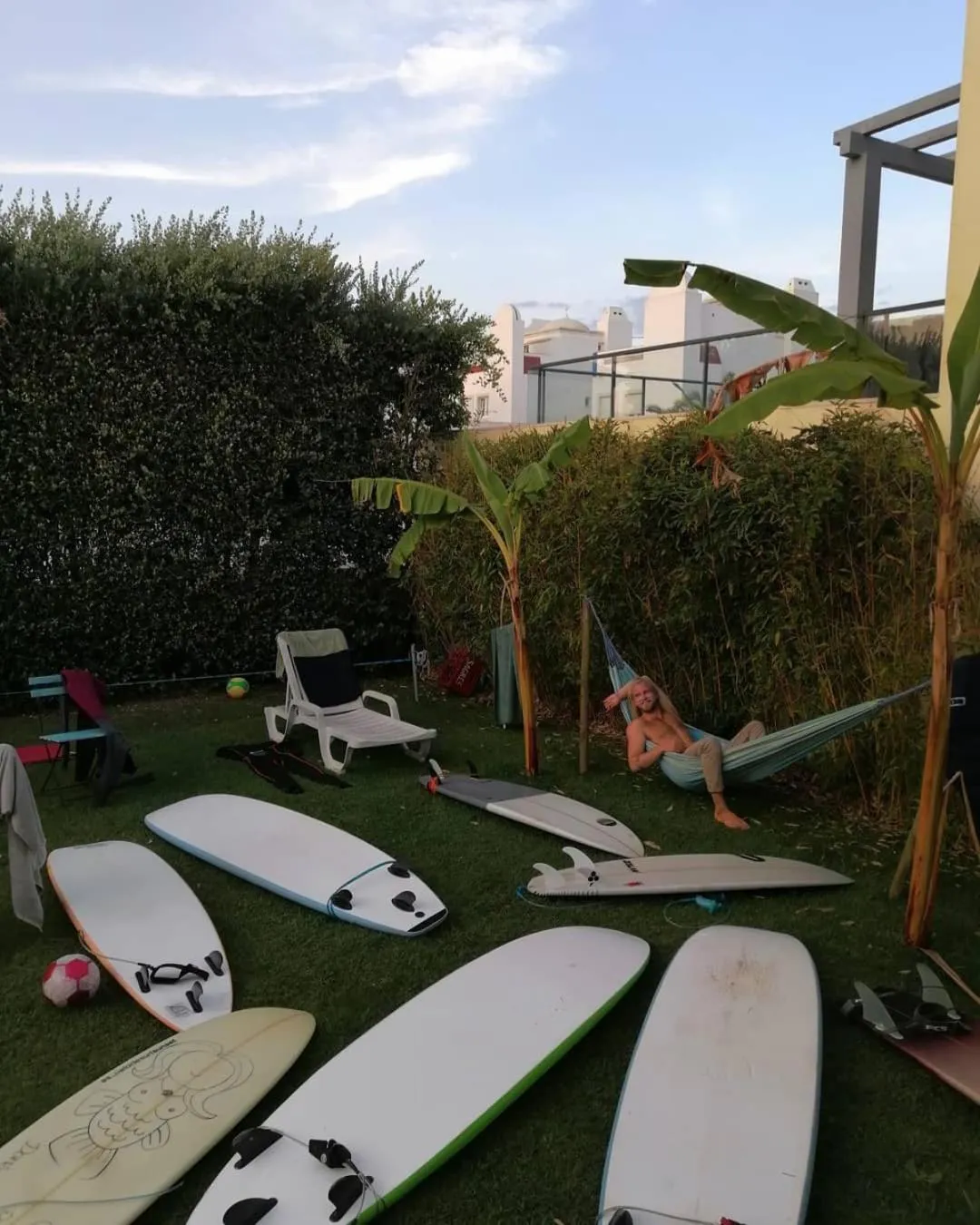 People in Captain's Log House