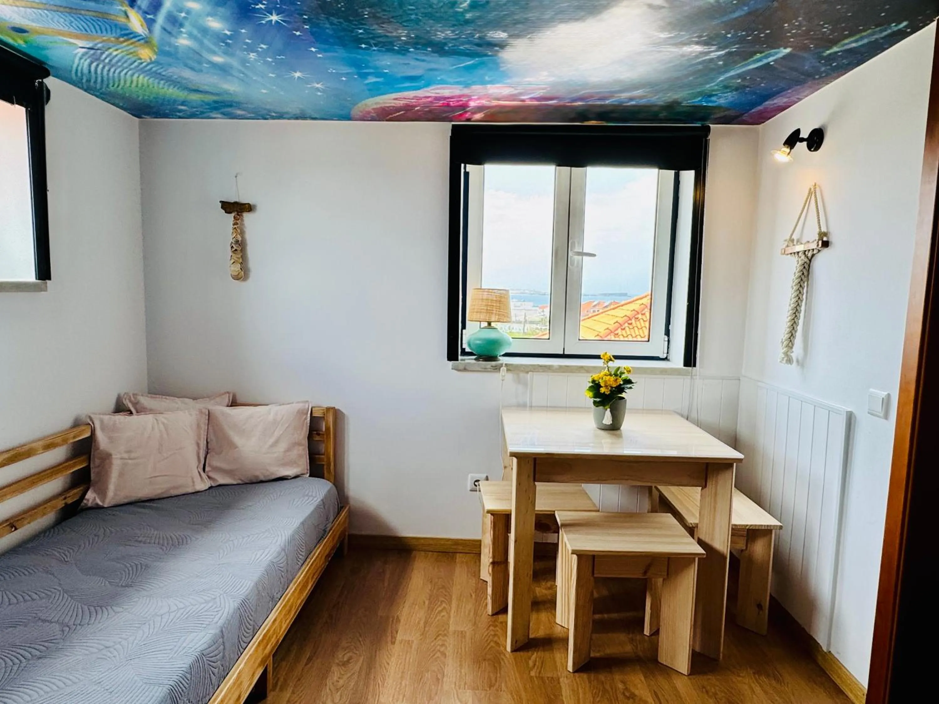 Bed in Captain's Log House