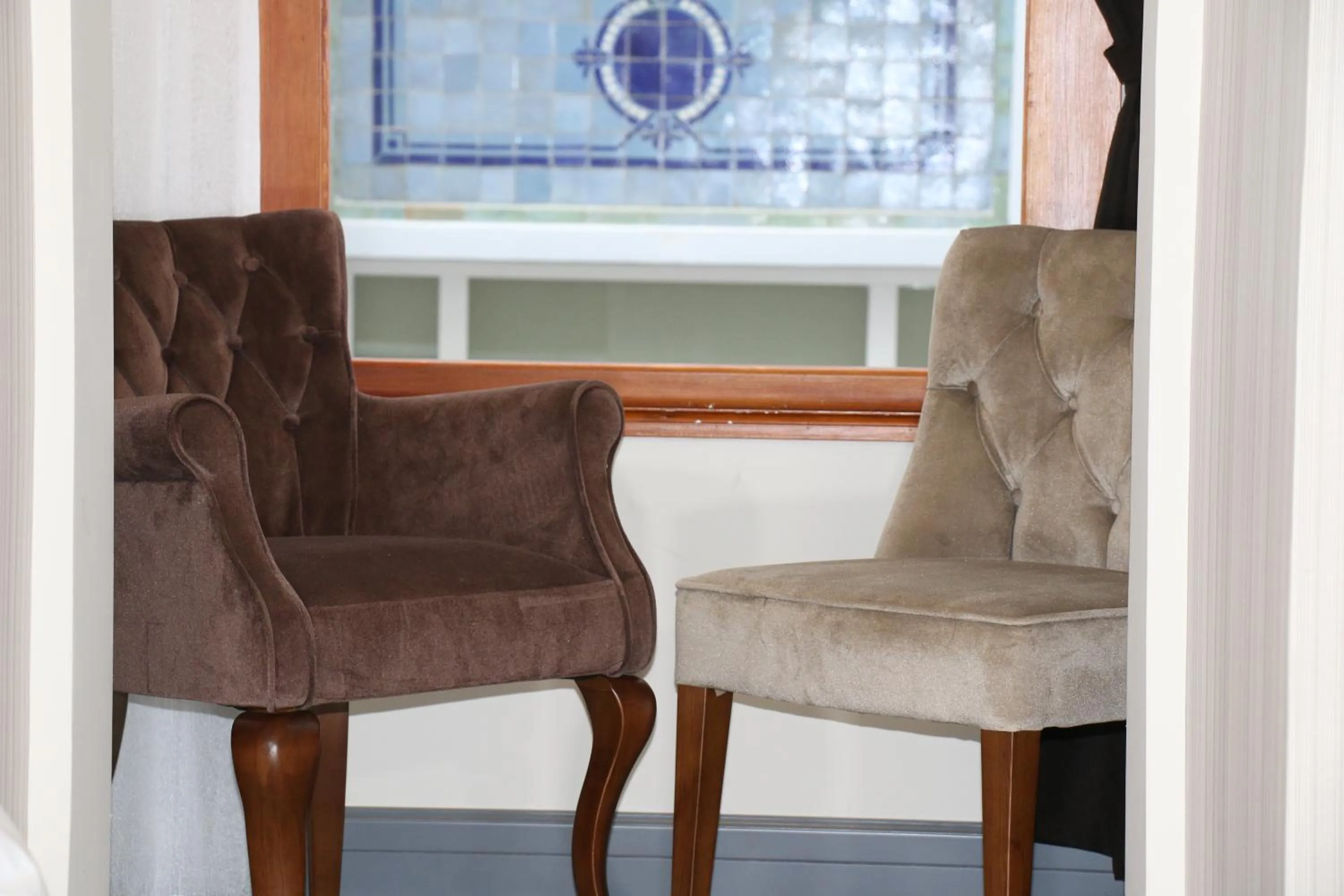 Seating area in Vita Suites Karaköy