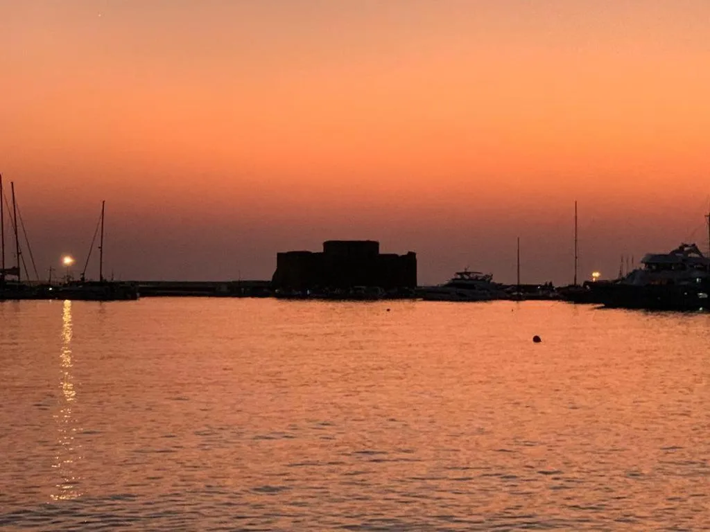 Sunset in Dionysos Central