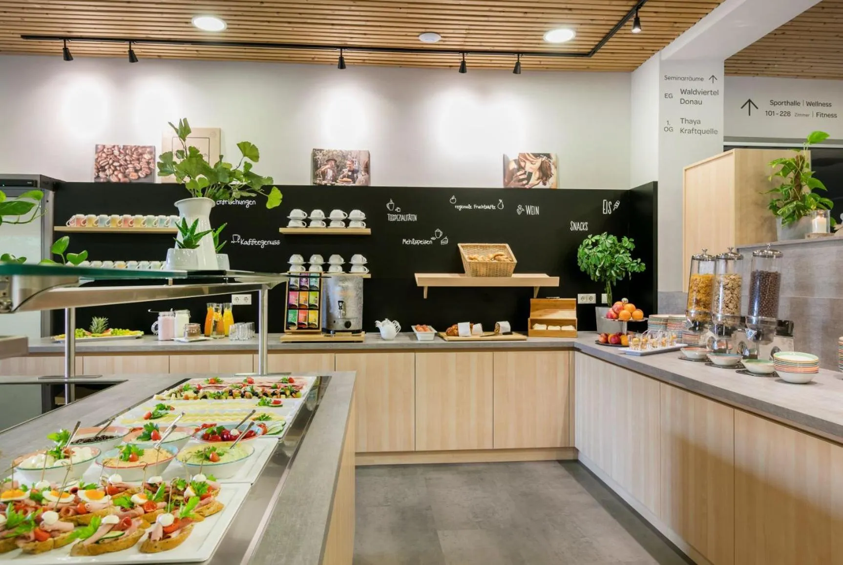 Buffet breakfast in JUFA Hotel Waldviertel