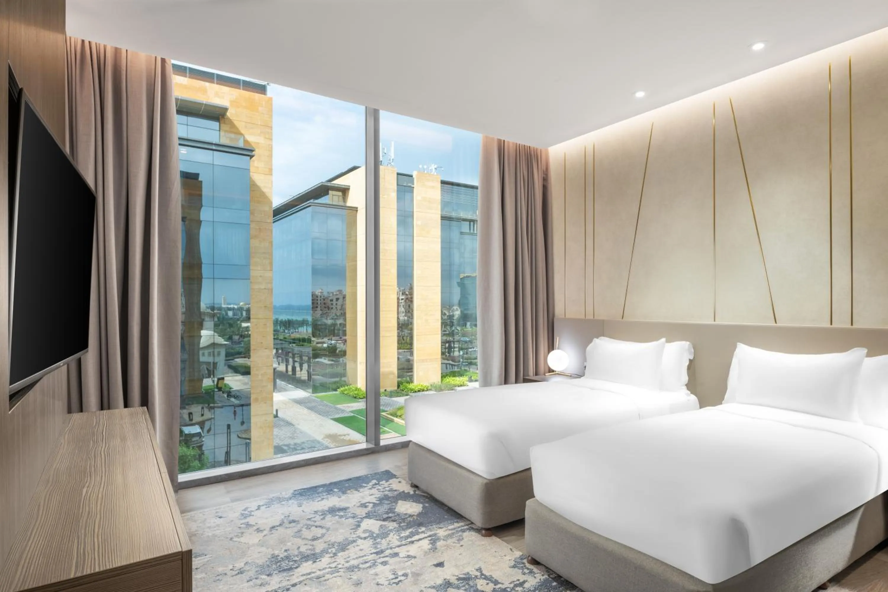 Bedroom, Bed in Views Hotel & Residences - Emaar King Abdullah Economic City