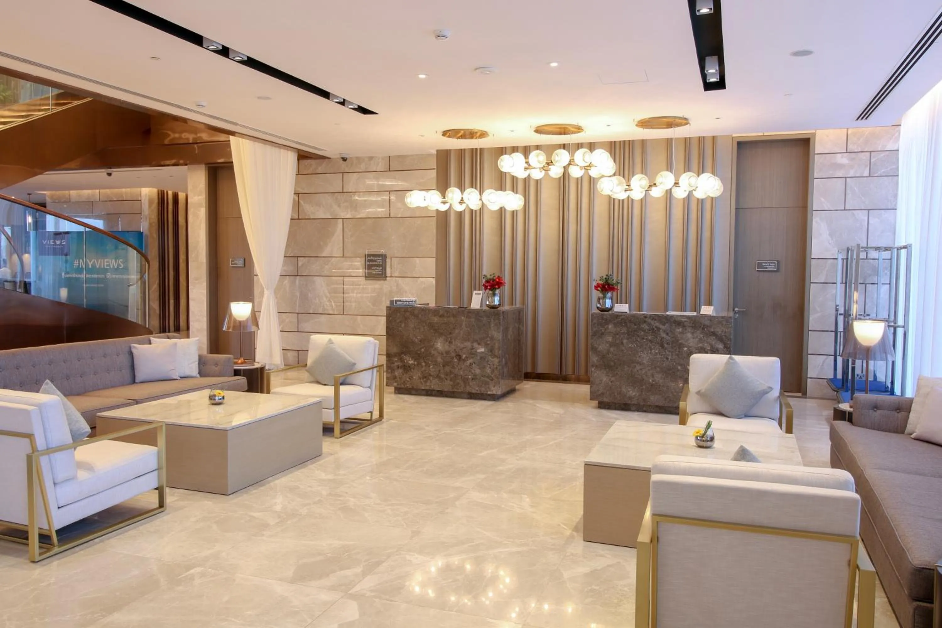 Lobby or reception in Views Hotel & Residences - Emaar King Abdullah Economic City