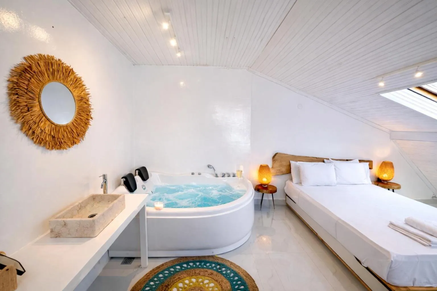 Bed in Marabou Hotel