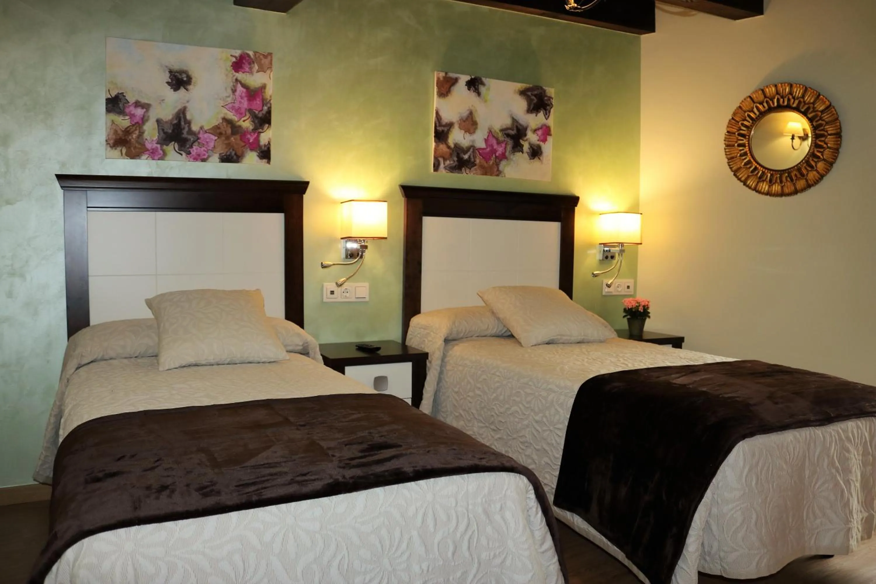 Bed in Villa Fontanas