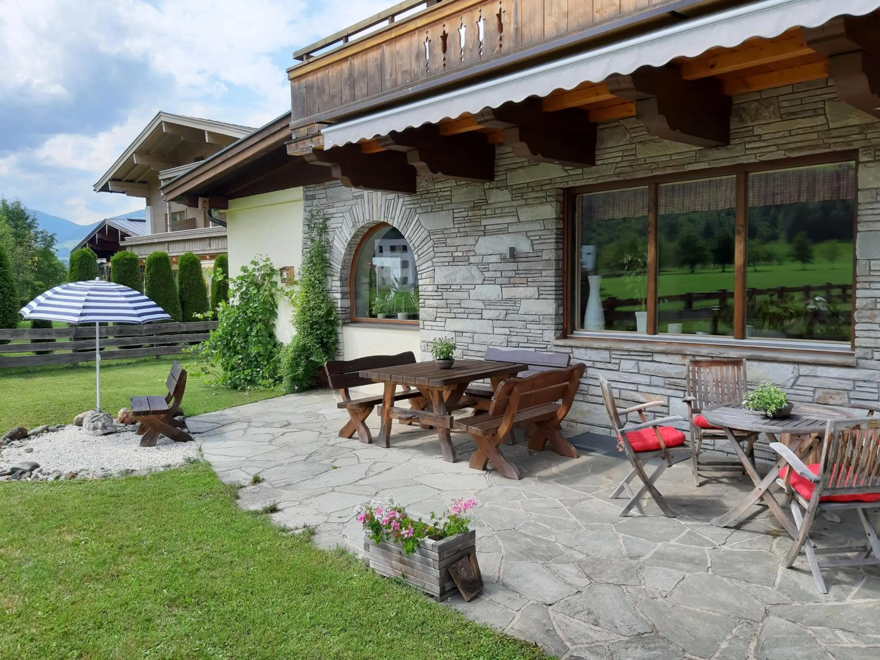 Balcony/Terrace in Alphotel Mittersill