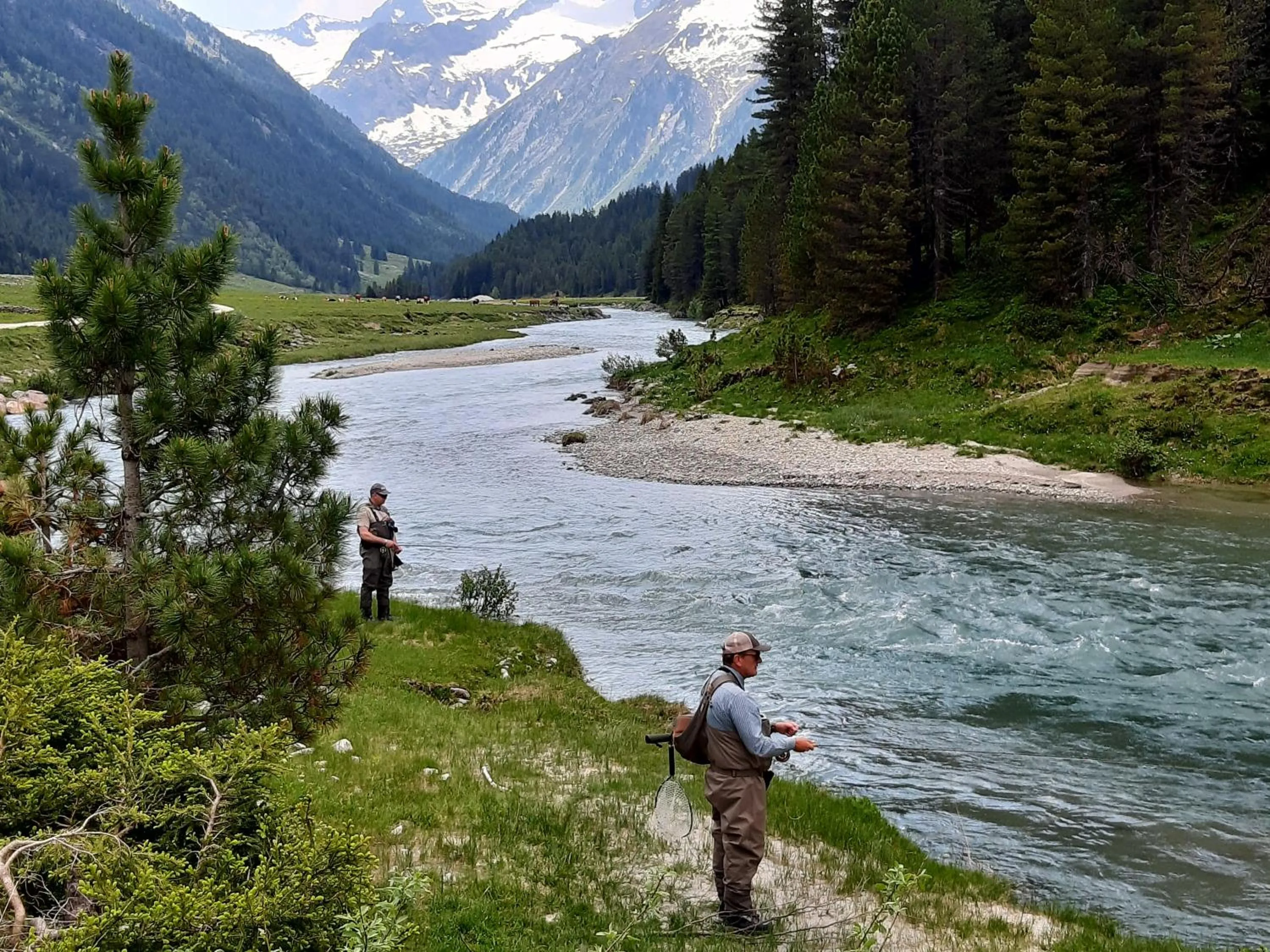Fishing in Alphotel Mittersill