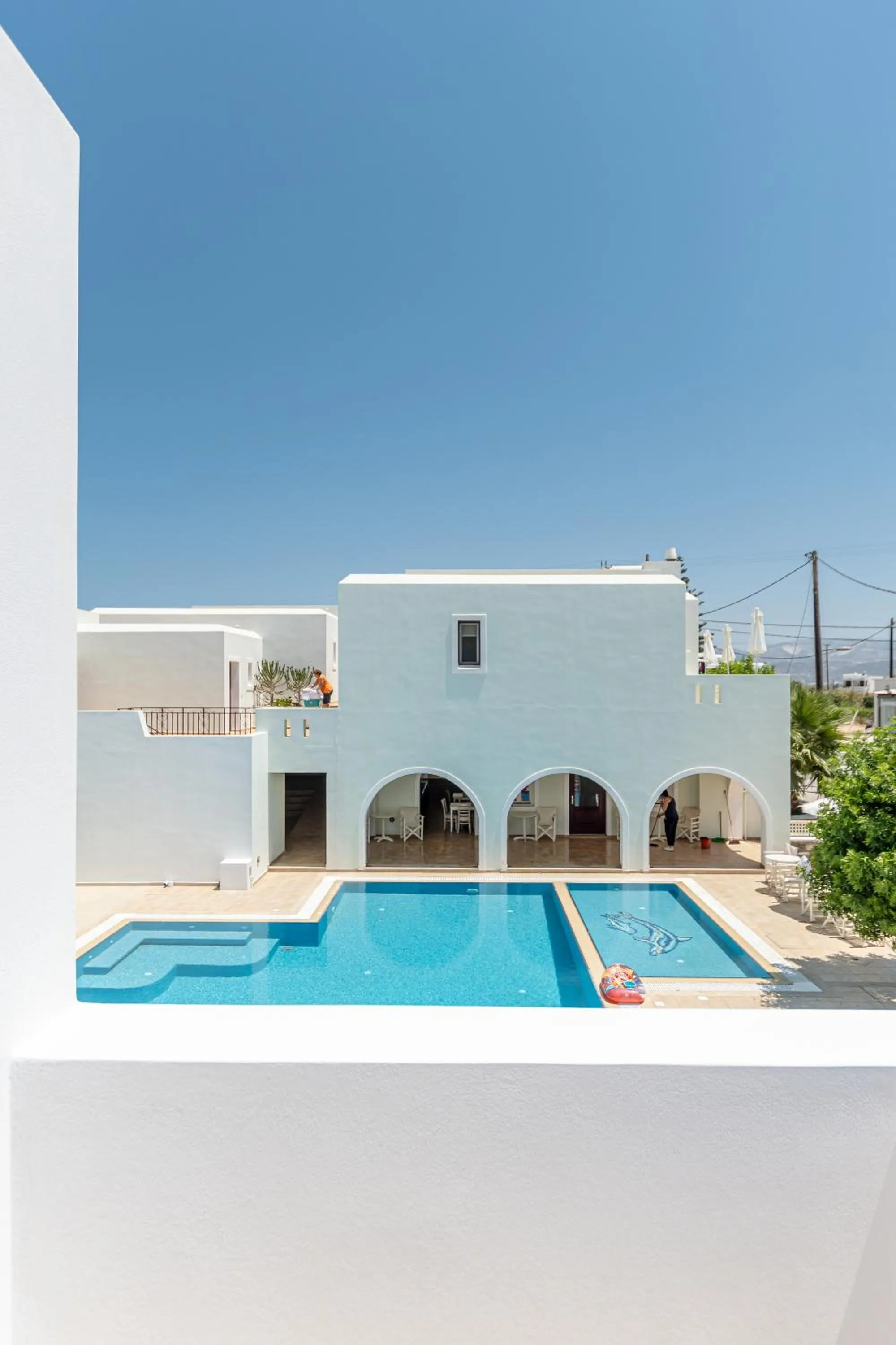 Swimming pool in Perla Hotel