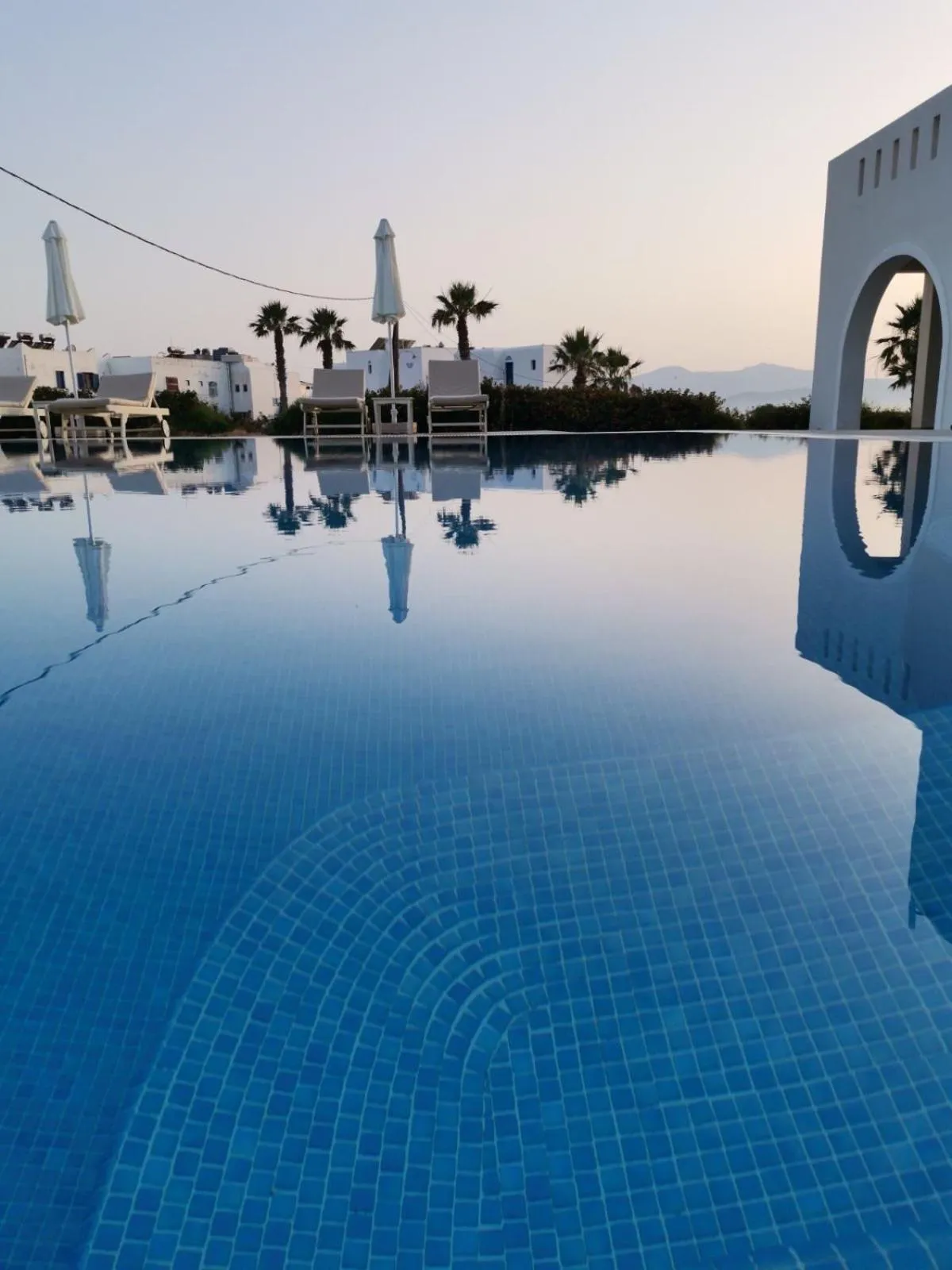 Swimming pool in Perla Hotel