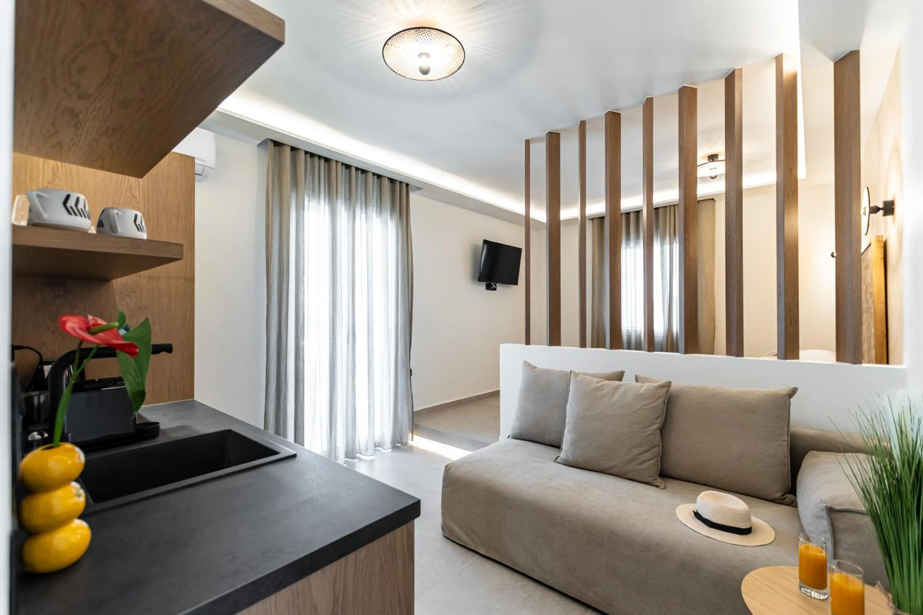 Living room in Perla Hotel