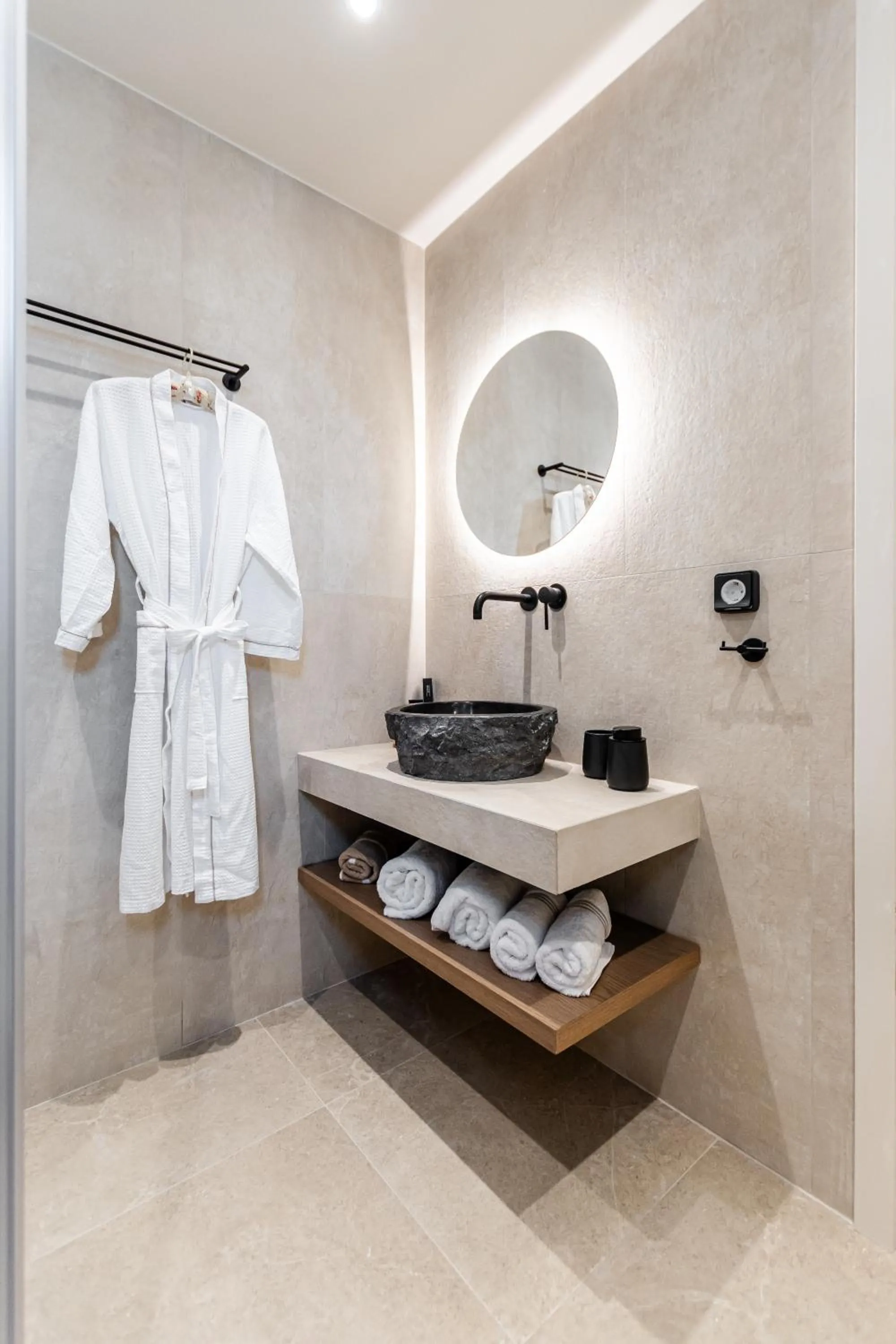 Bathroom in Perla Hotel