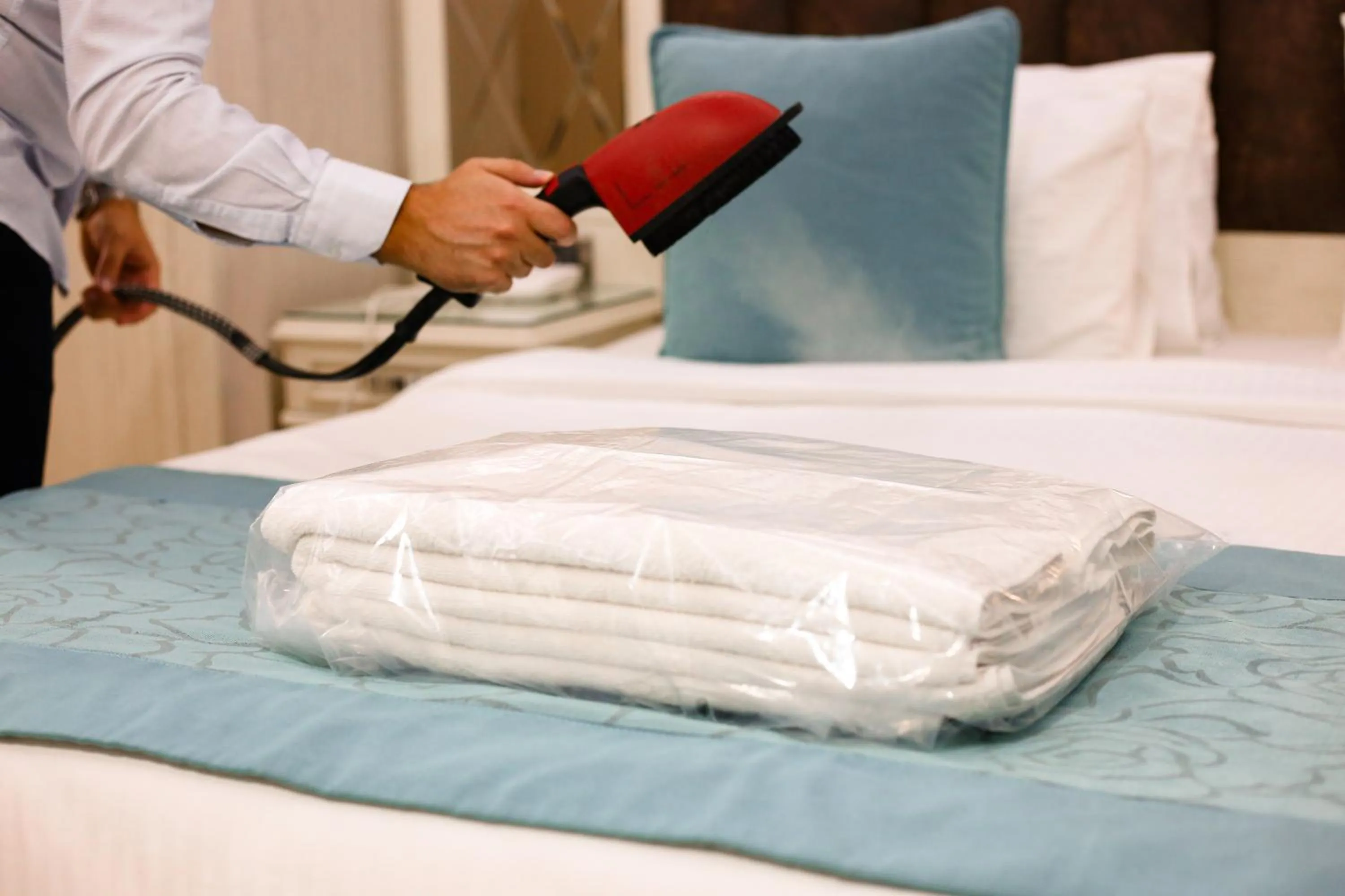 Bed in Novelty Hotel