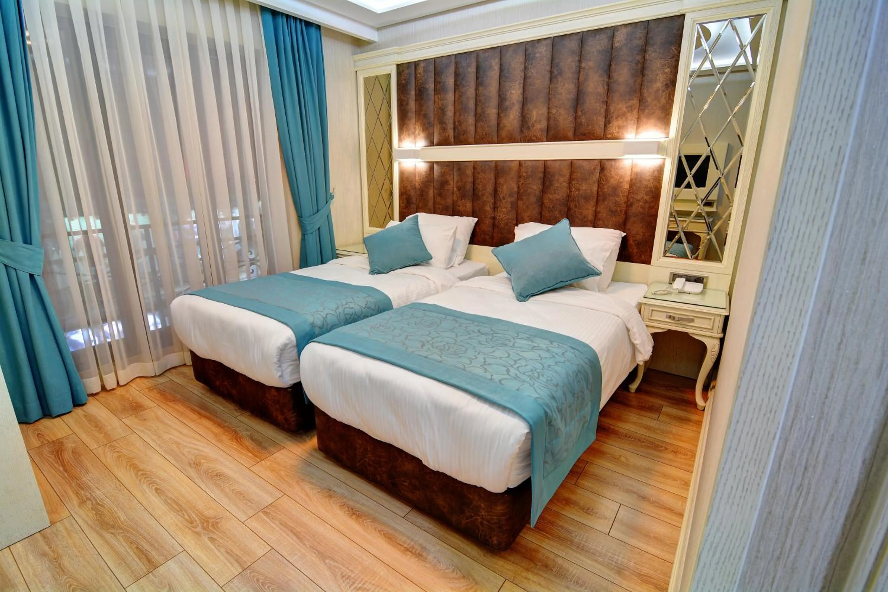 Bed in Novelty Hotel