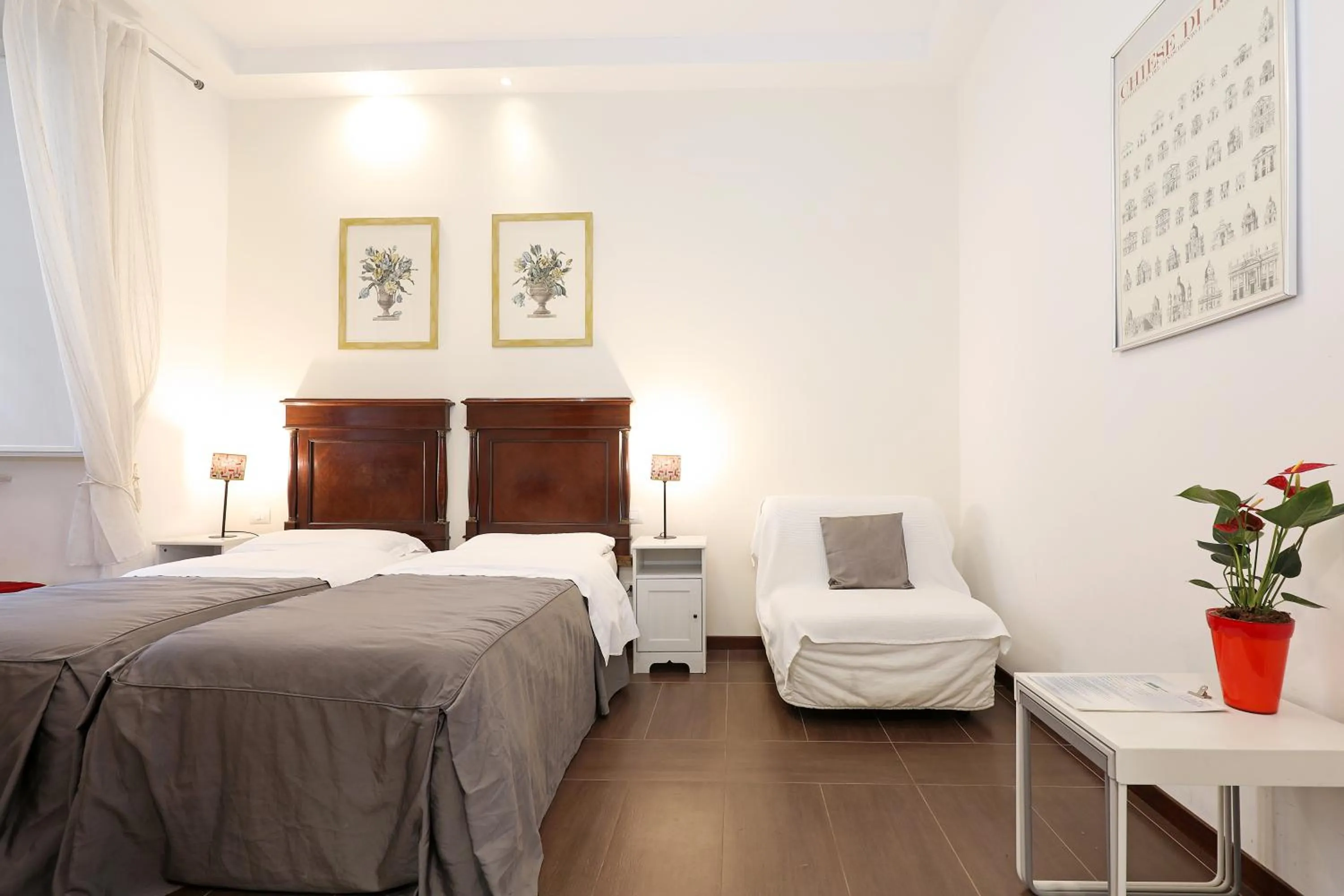 Bed in Maison Colosseo (Via dei Querceti 24)