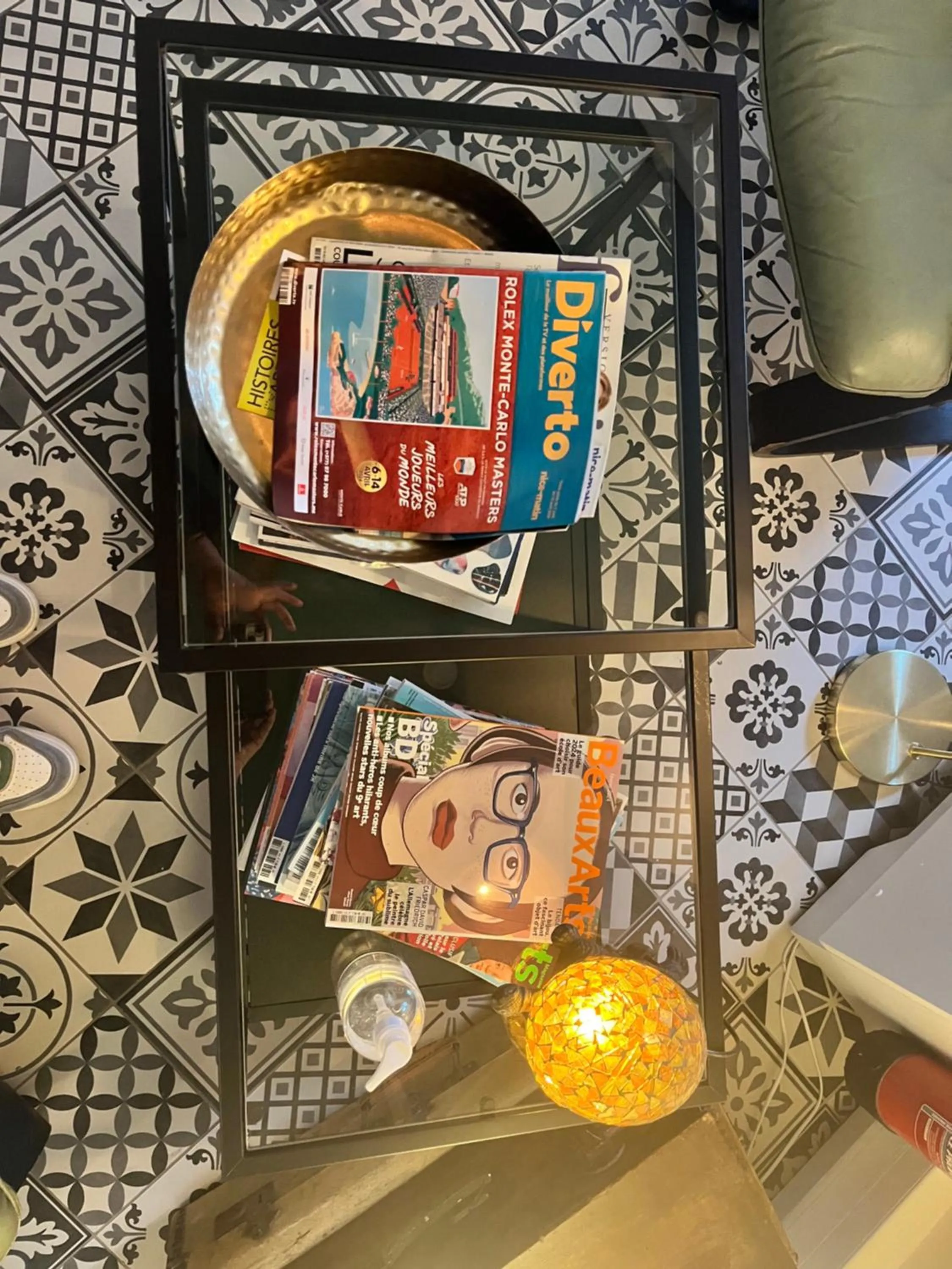 Living room in Hôtel Eden - La Baigneuse