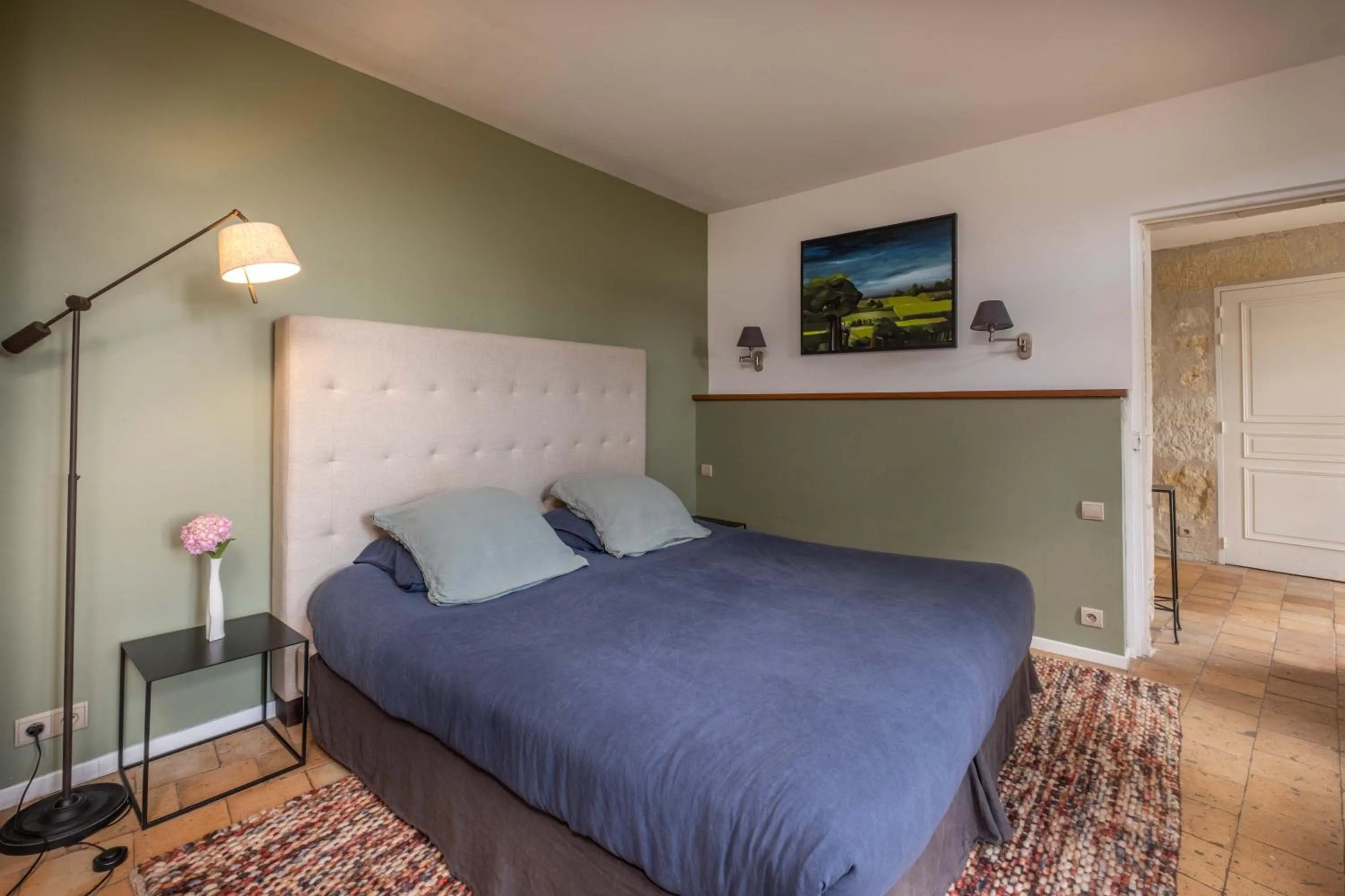 Bedroom, Bed in Château de Nazelles Amboise