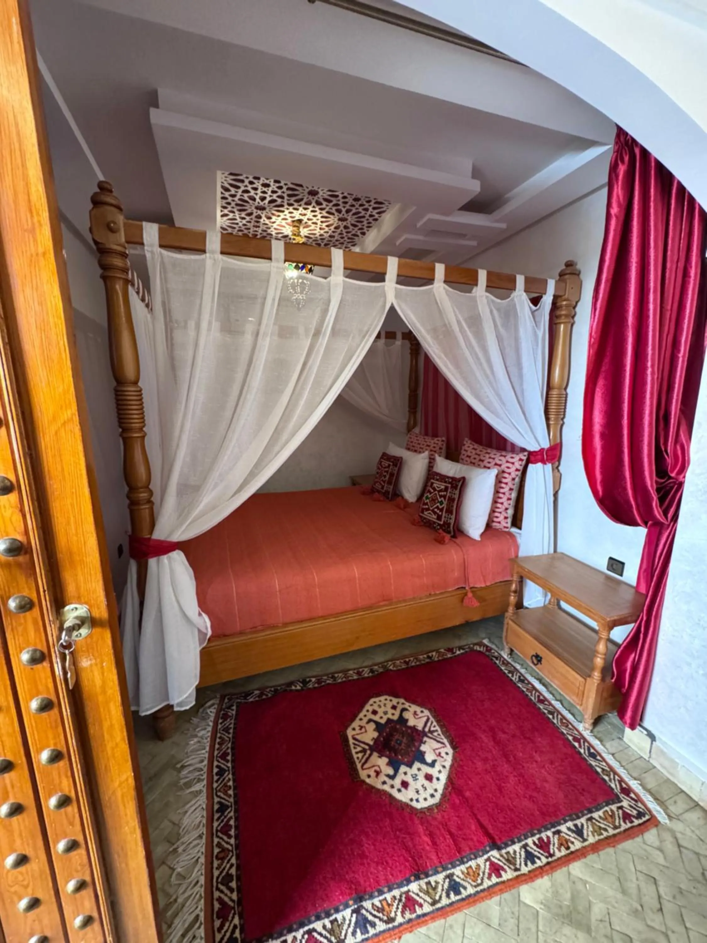 Bed in Riad Zahri