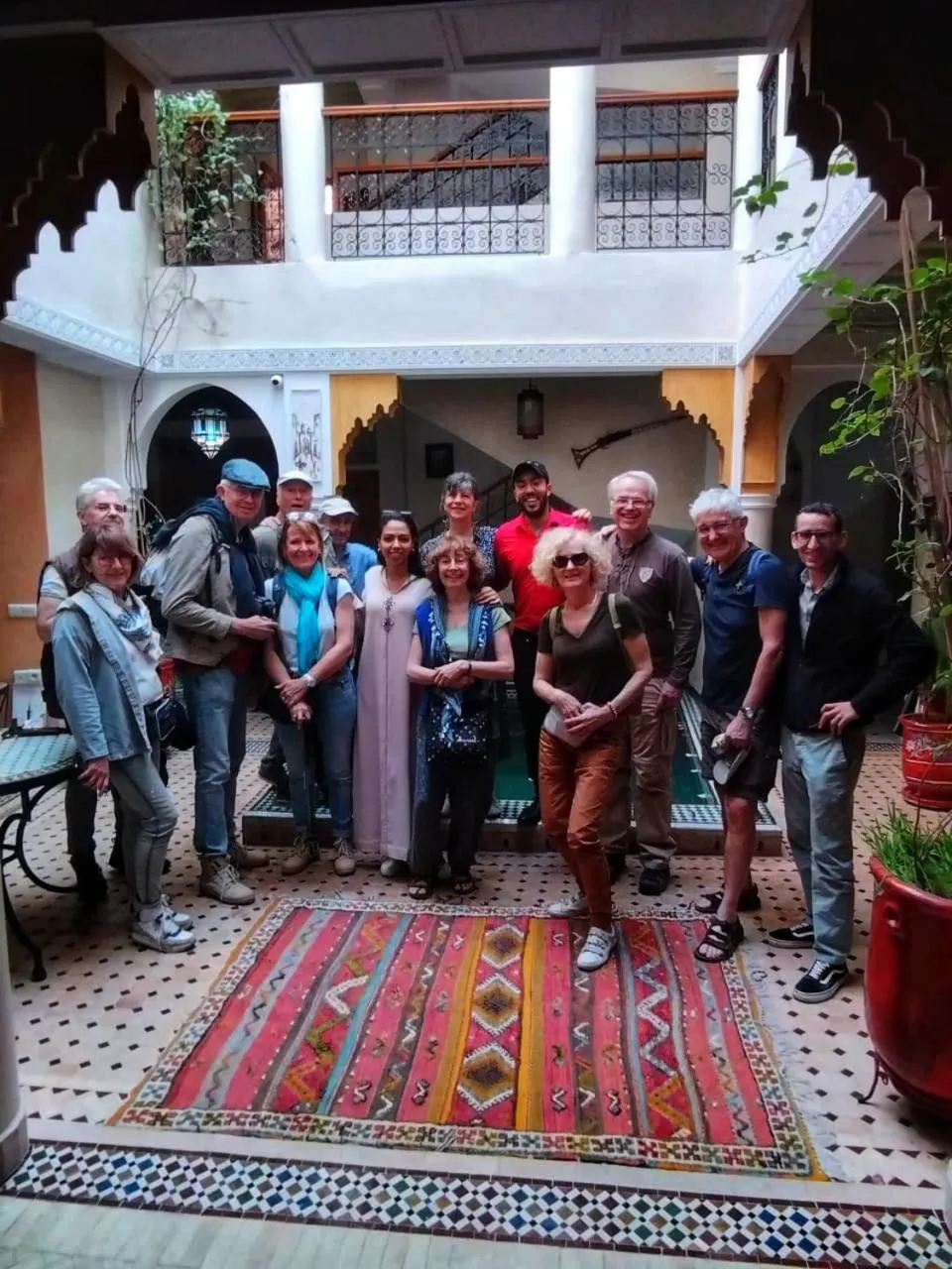 group of guests in Riad Zahri