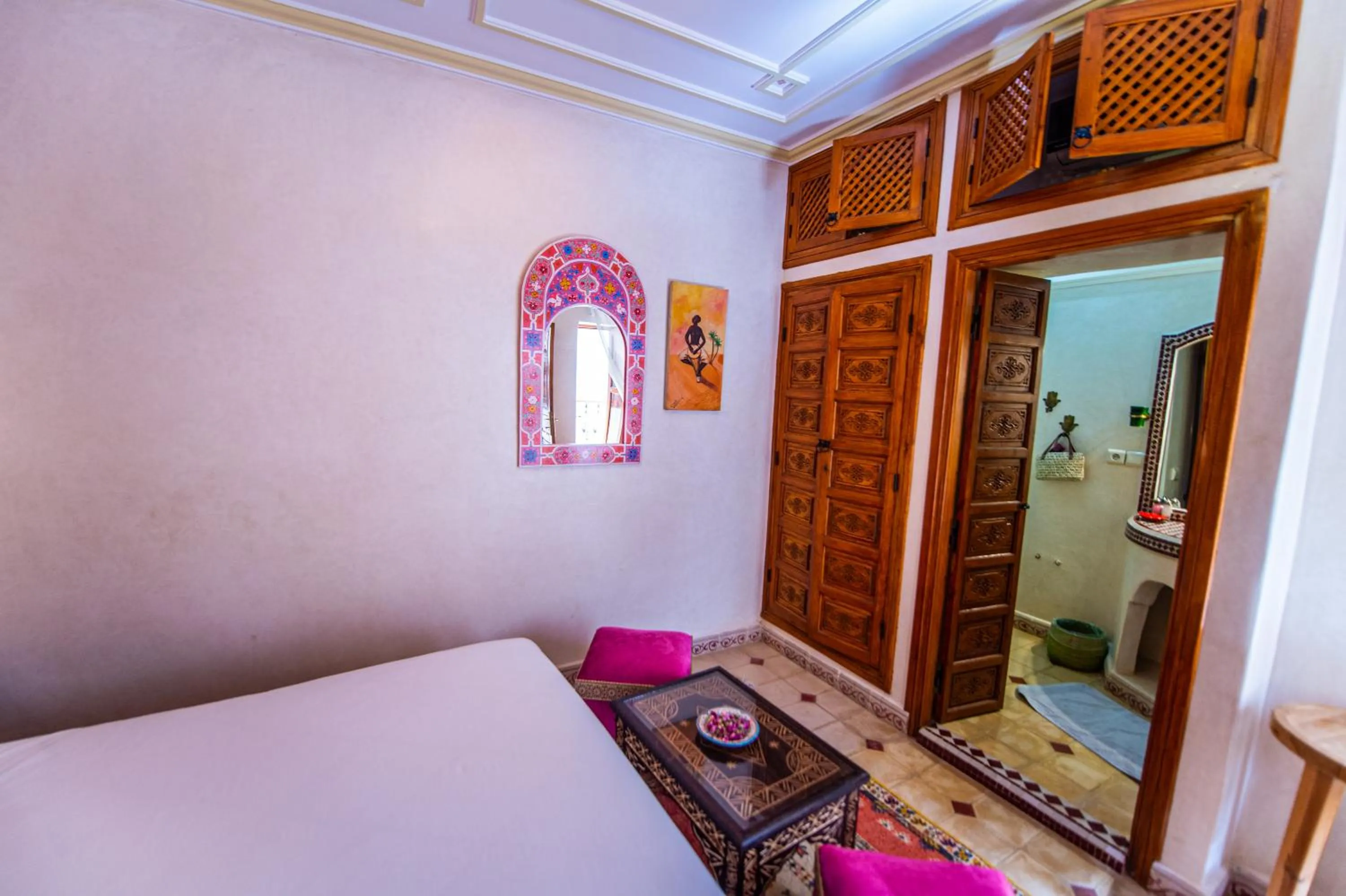 Bed in Riad Zahri