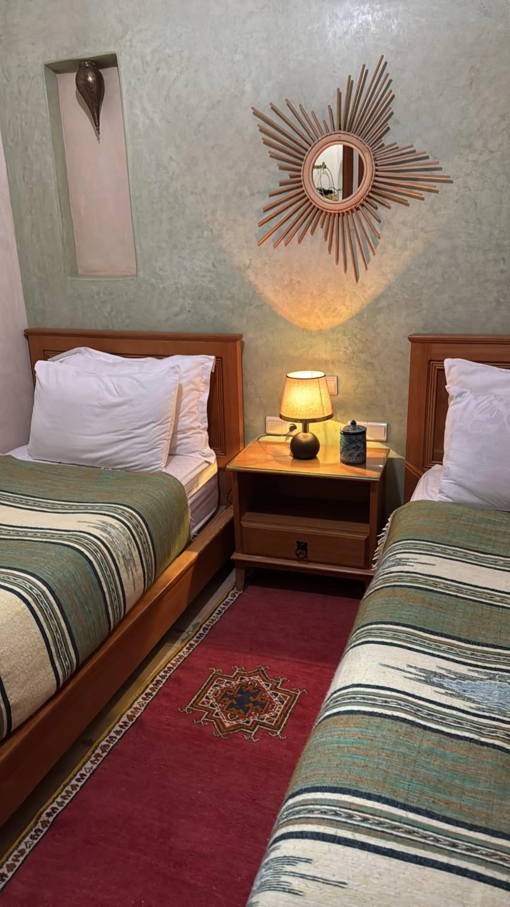 Bed in Riad Zahri