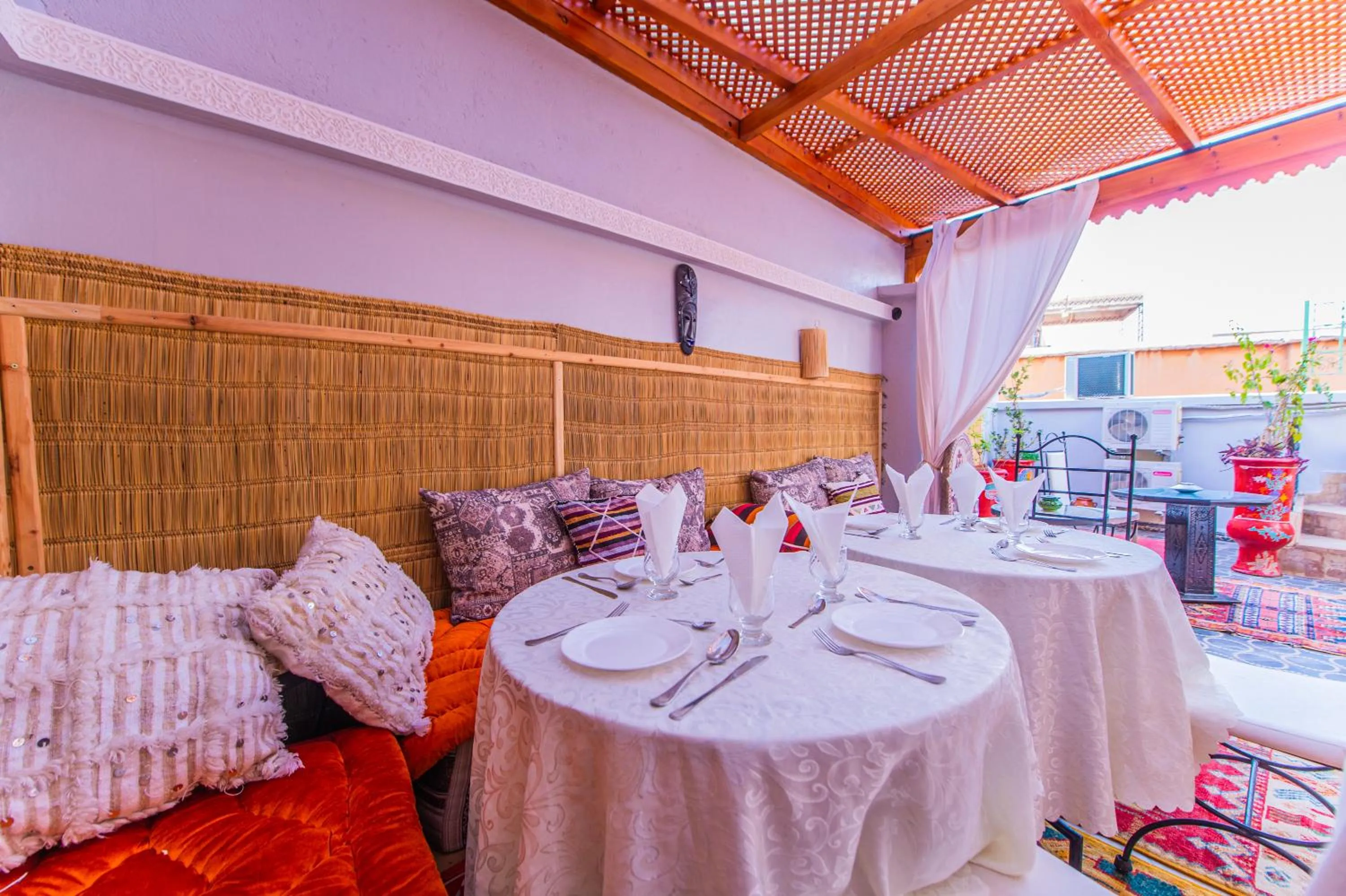 Seating area in Riad Zahri