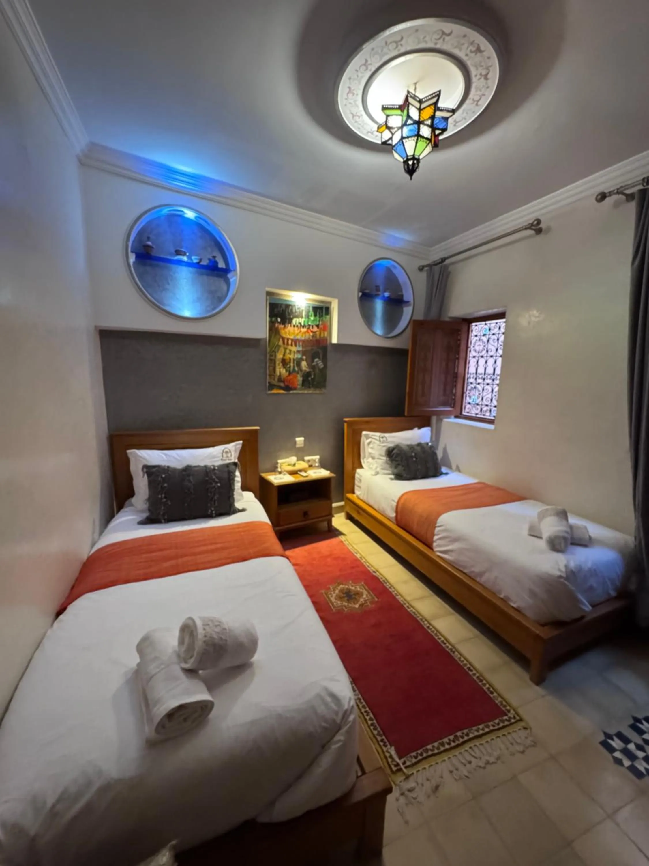 Bed in Riad Zahri