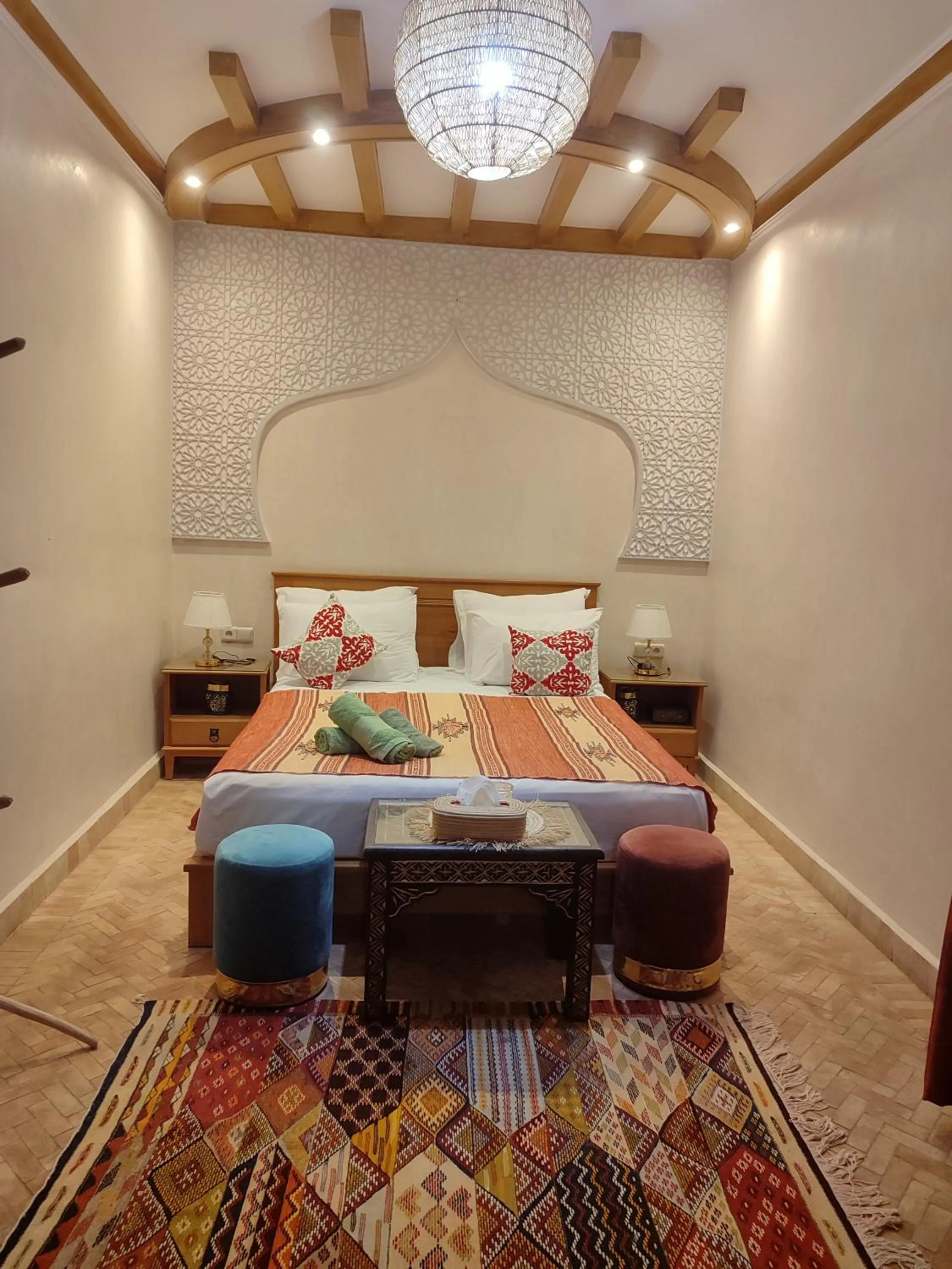Bed in Riad Zahri