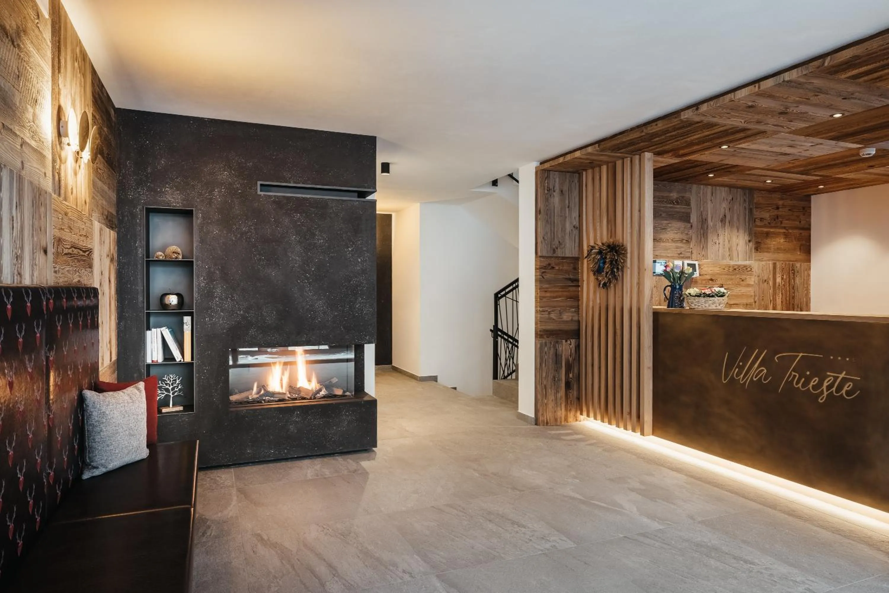 Lobby or reception in Residence Villa Trieste