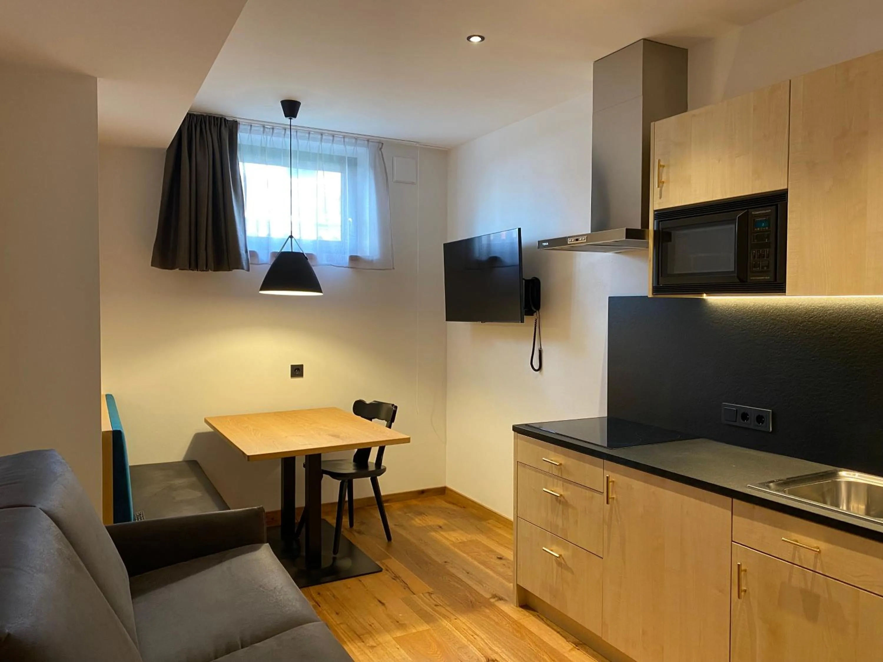 Kitchen or kitchenette in Residence Villa Trieste