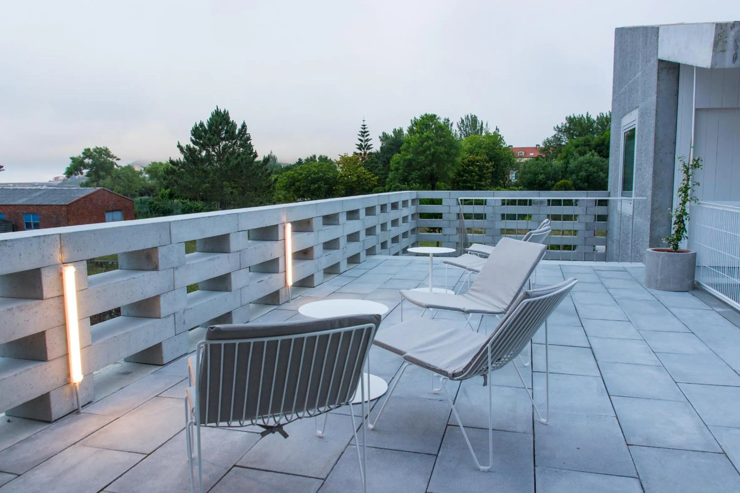 Patio in Hotel Bela Fisterra