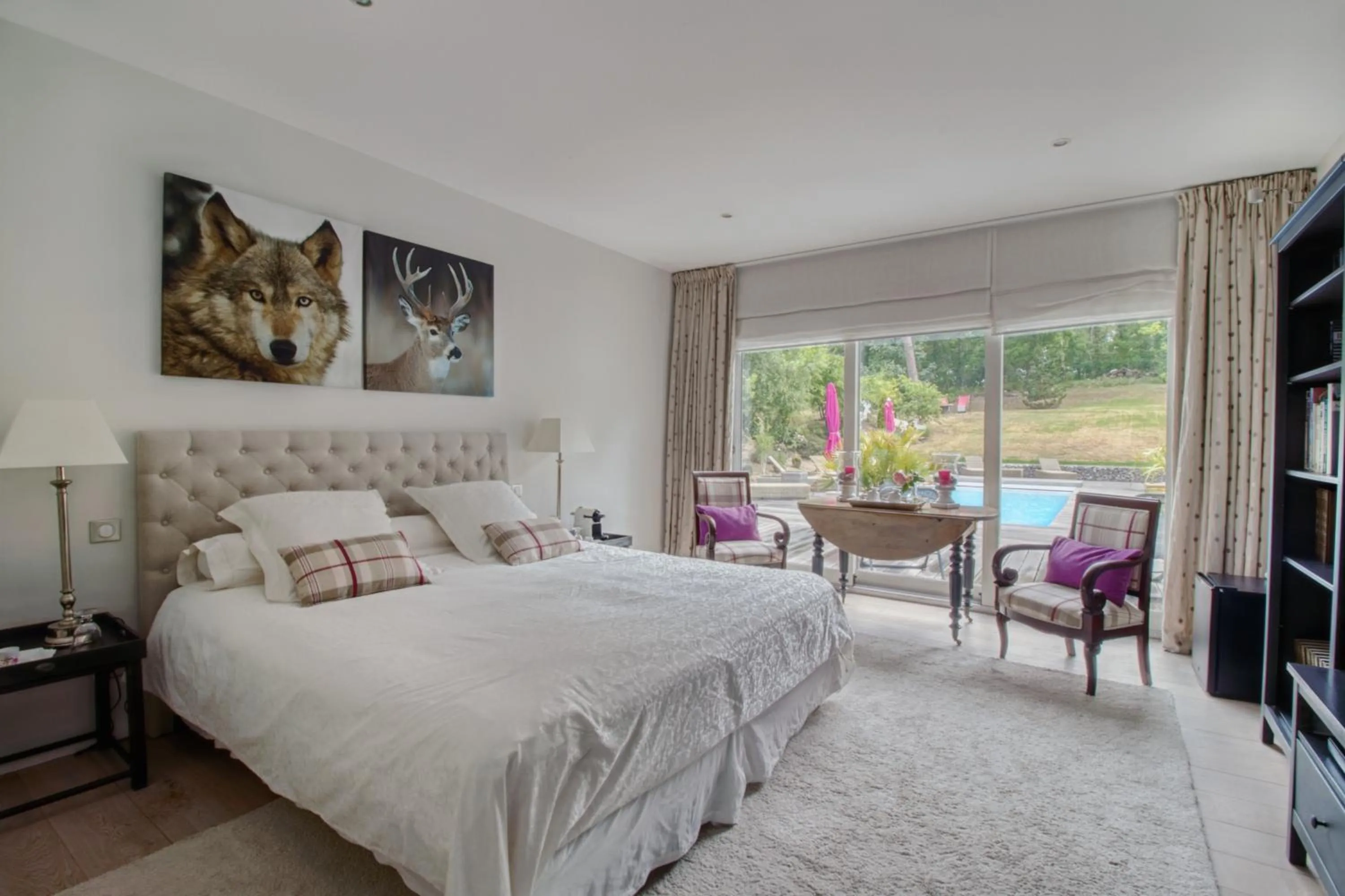 Bed in Villa Vent-Couvert