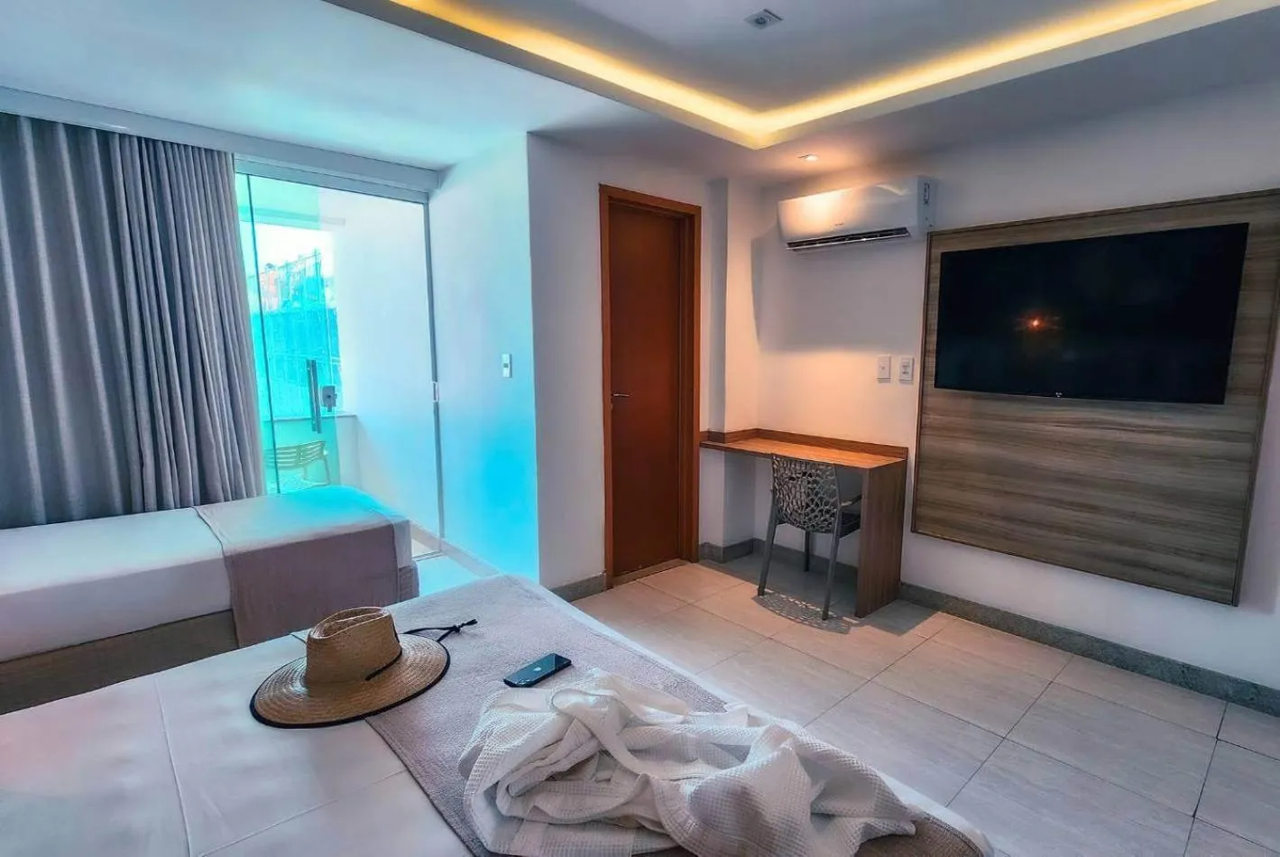 Bed in Paradiso Peró Praia Hotel