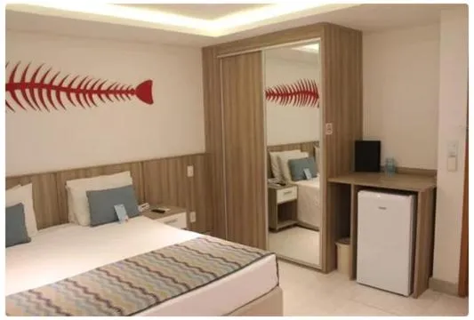 Bed in Paradiso Peró Praia Hotel