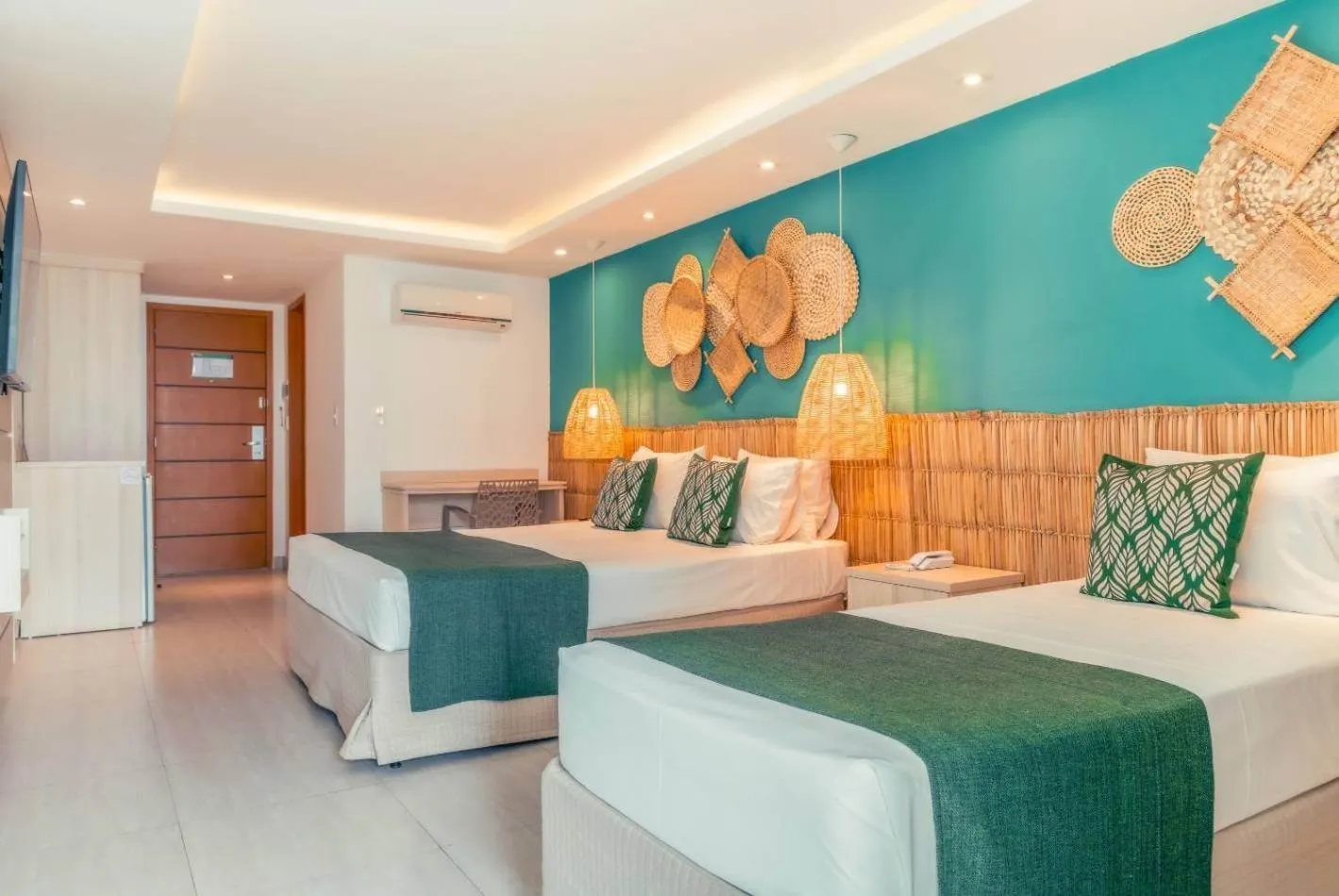 Bed in Paradiso Peró Praia Hotel