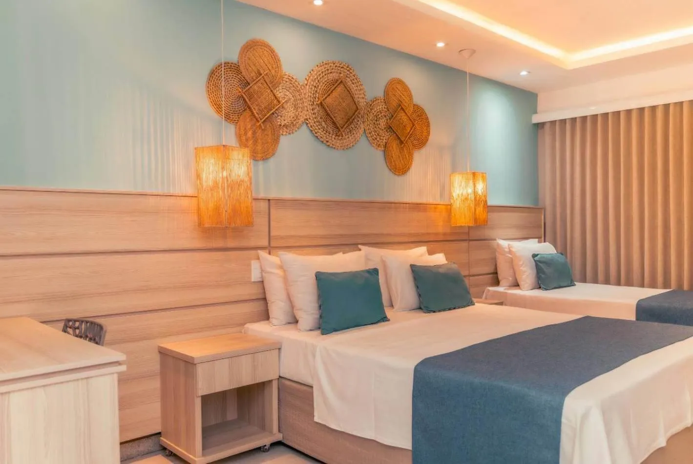 Bed in Paradiso Peró Praia Hotel