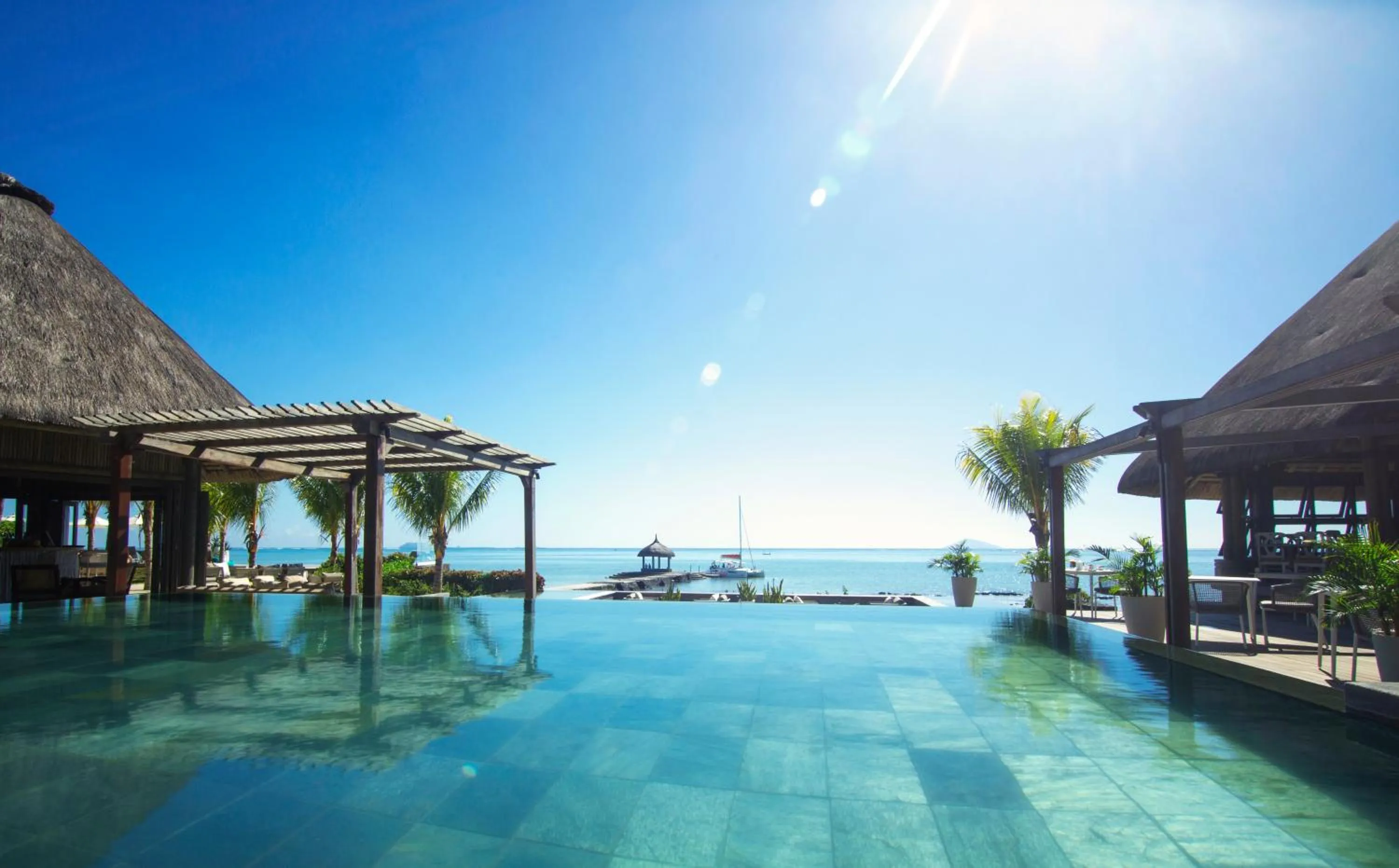 Pool view in Veranda Paul et Virginie Hotel & Spa - Adults Only