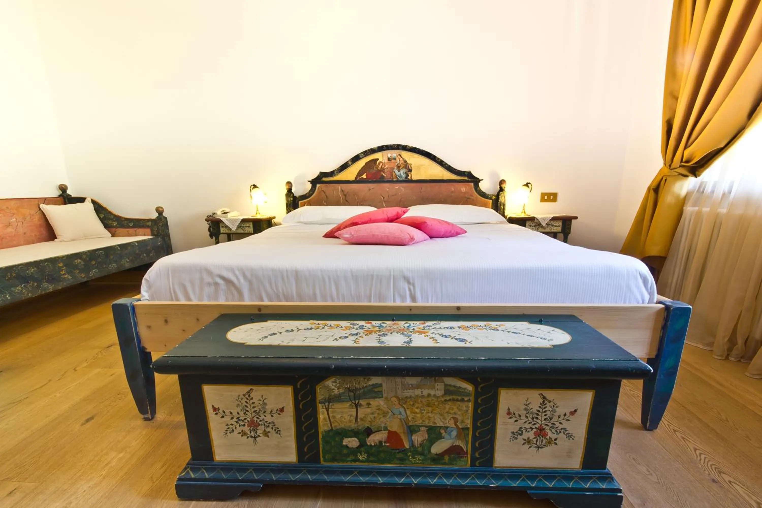 Bedroom, Bed in Hotel Edelhof