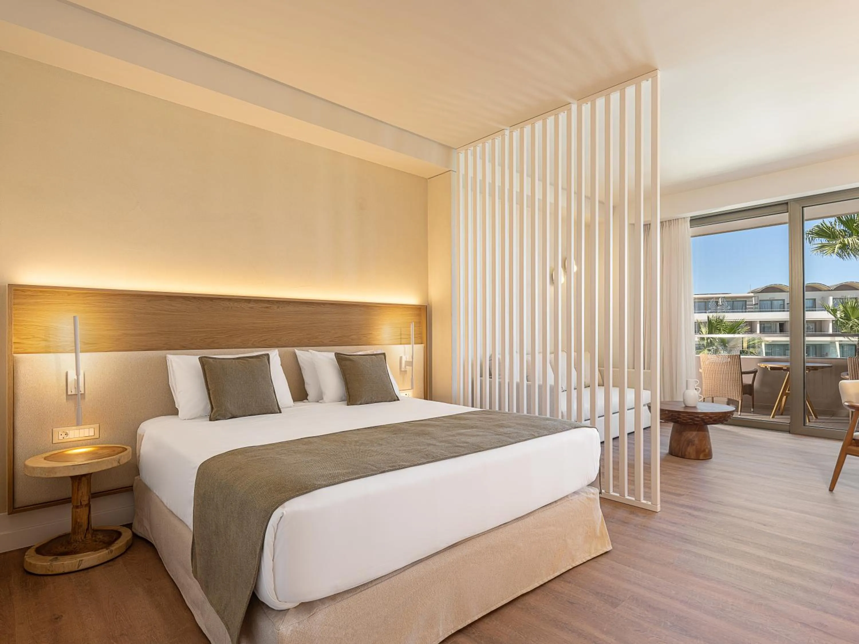 Bed in Avra Imperial Hotel