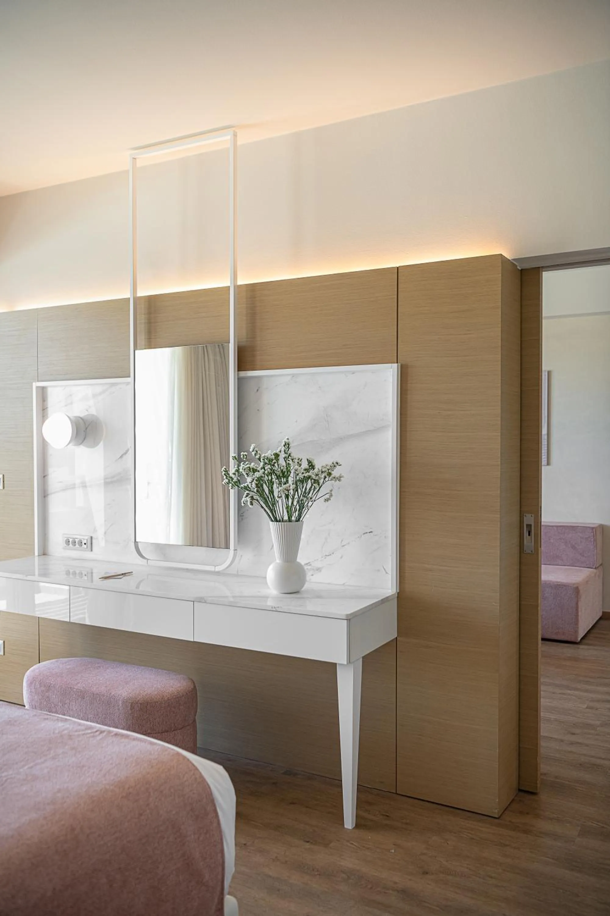 Bed in Avra Imperial Hotel